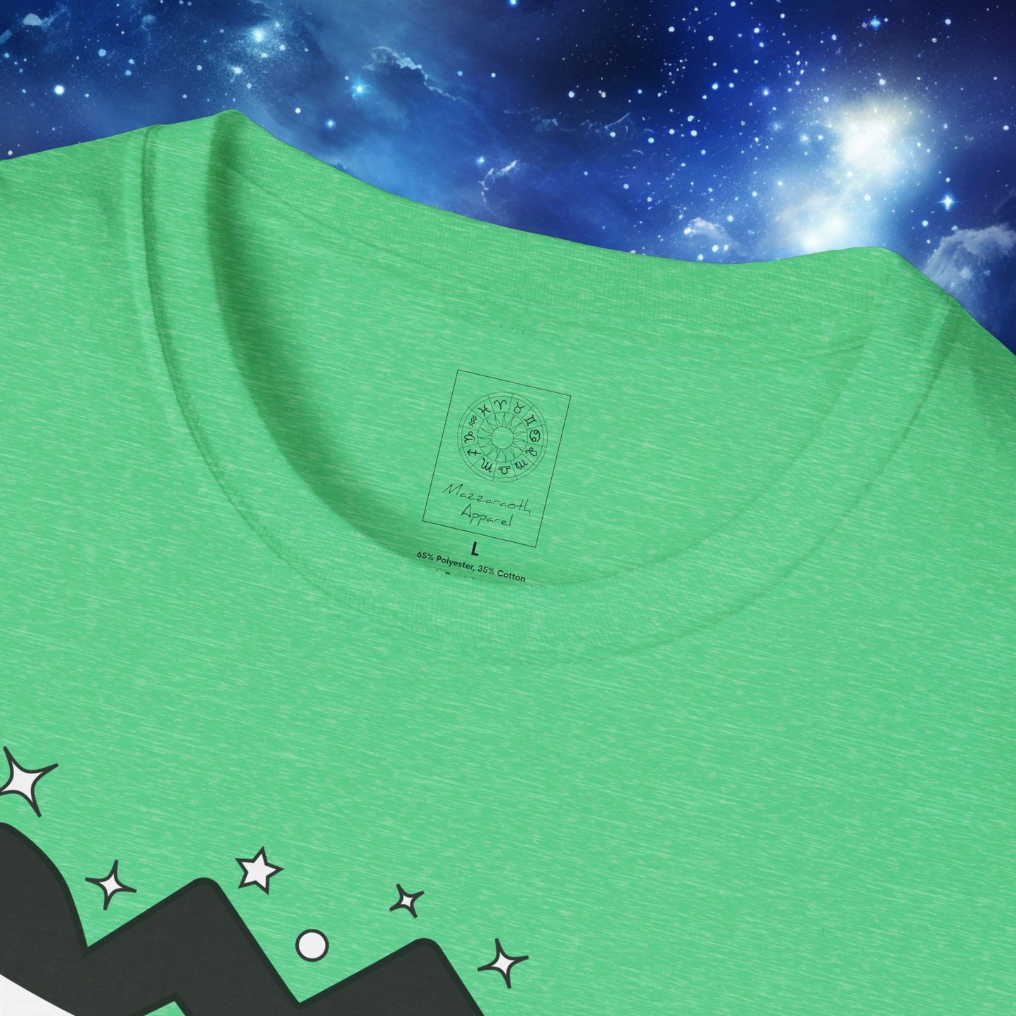 Astrology Zodiac Unisex Softstyle T-Shirt with Virgo and Gemini Symbols and Love Description