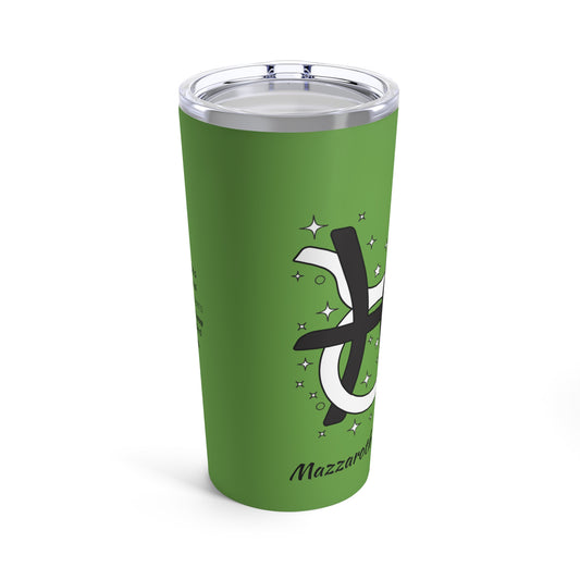 Tumbler 20oz Intertwined Pisces and Taurus Love Description