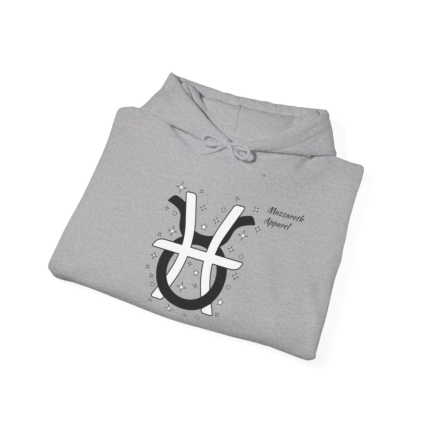 Couples Zodiac Hoodie with Taurus and Pisces Design 2