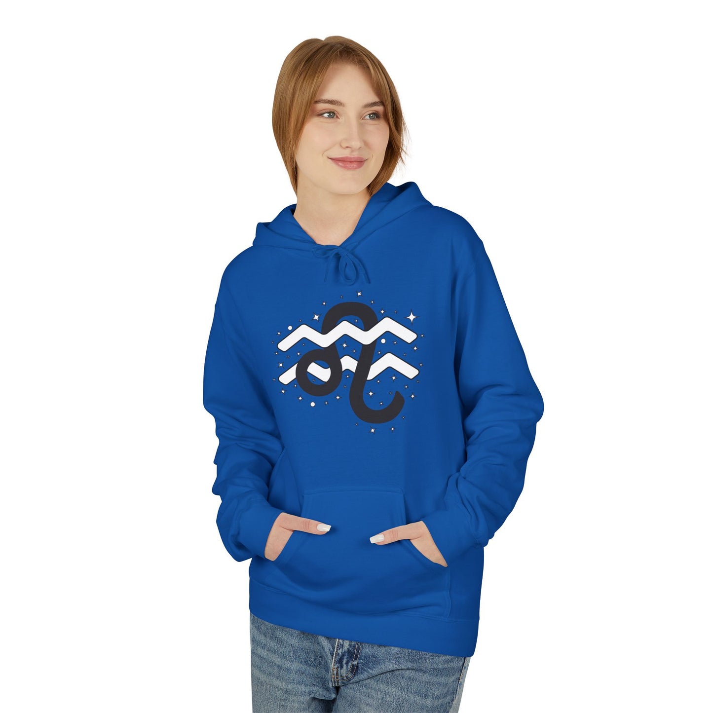 Astrology Zodiac Pairing Hoodie - Leo and Aquarius Love Description