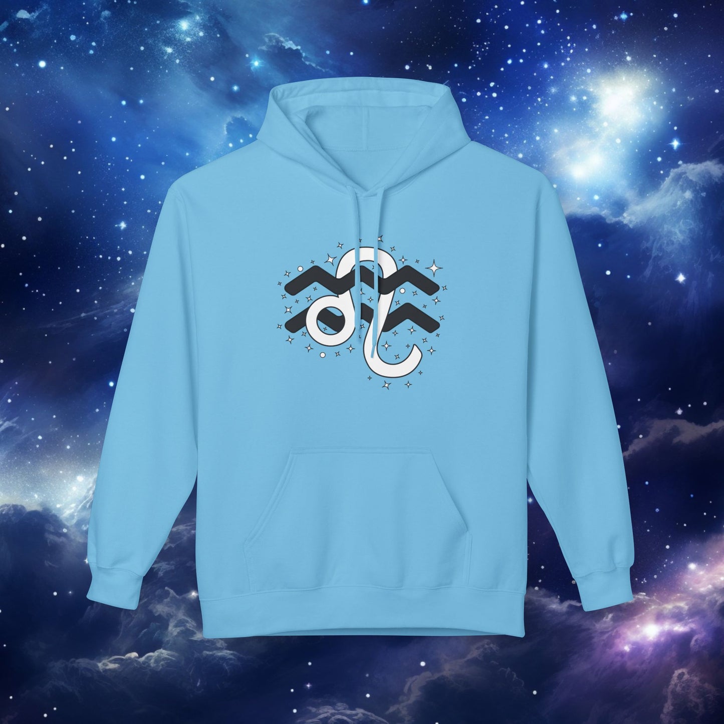 Astrology Zodiac Pairing Hoodie - Aquarius and Leo Love Description