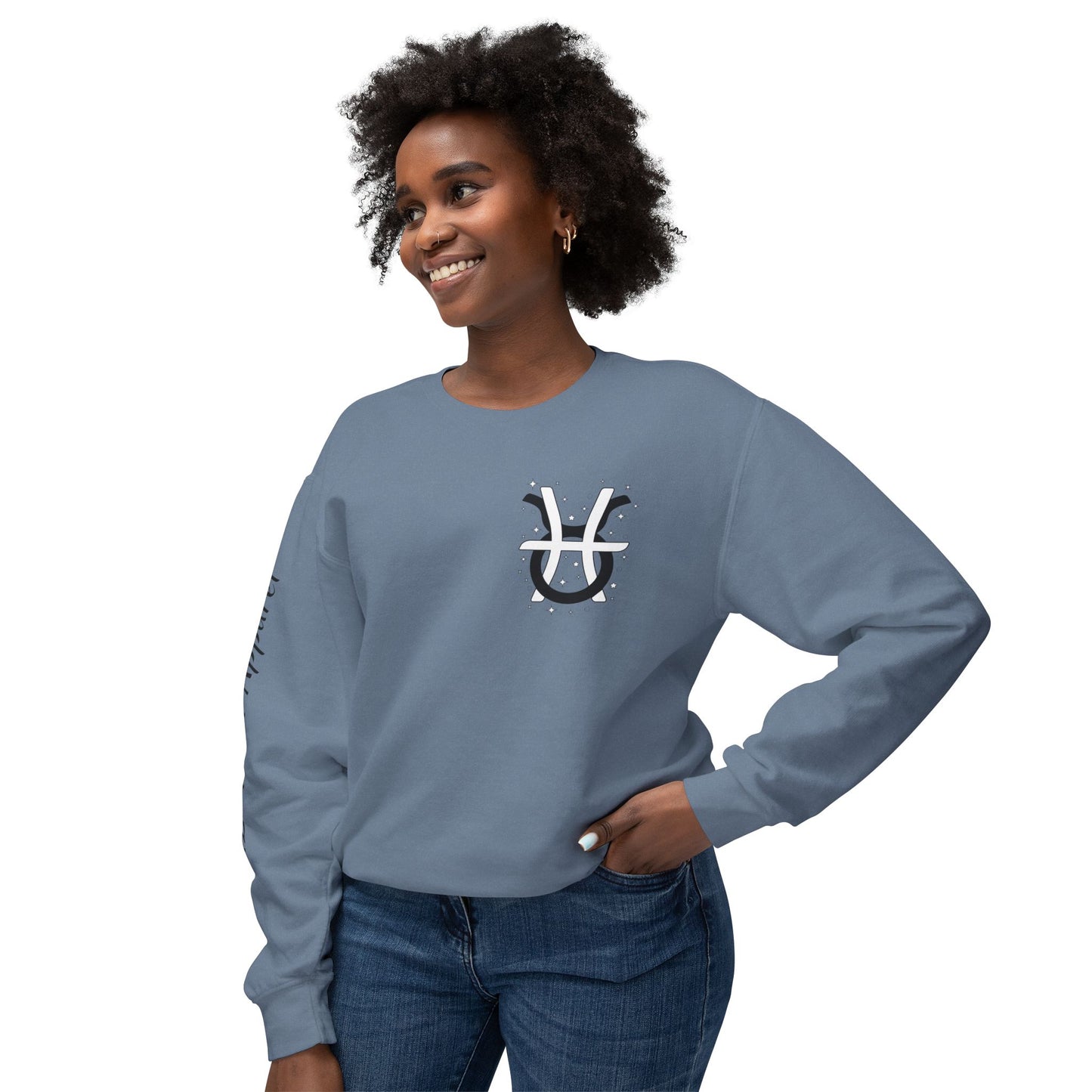 Astrology Unisex Sweatshirt - Taurus/Pisces Love Symbols