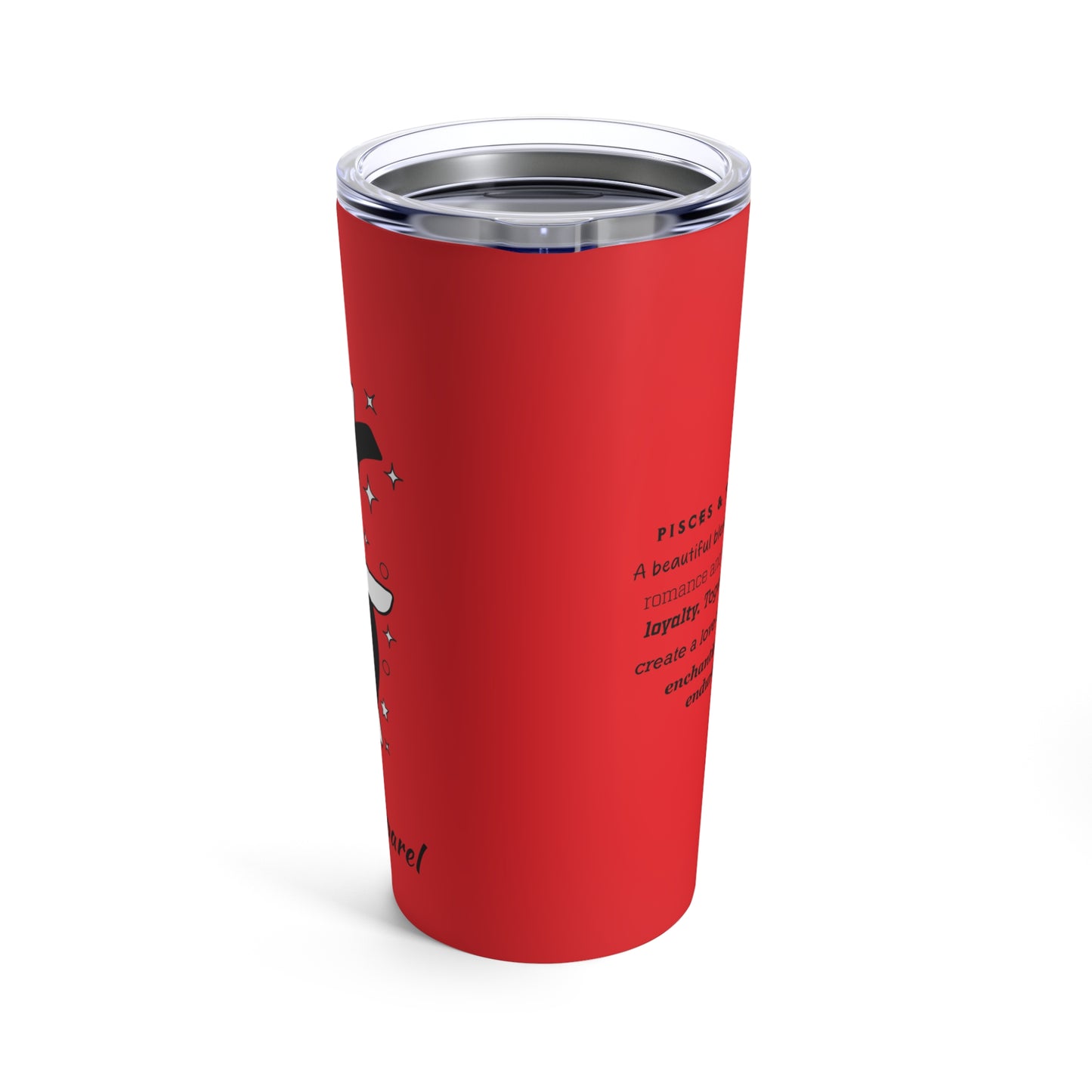 Zodiac Tumbler 20oz - Taurus/Pisces Intertwine Design