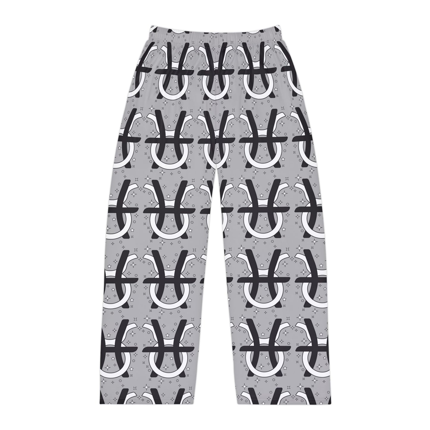 Zodiac Pajama Pants for Men - Pisces and Taurus Signs Intertwined