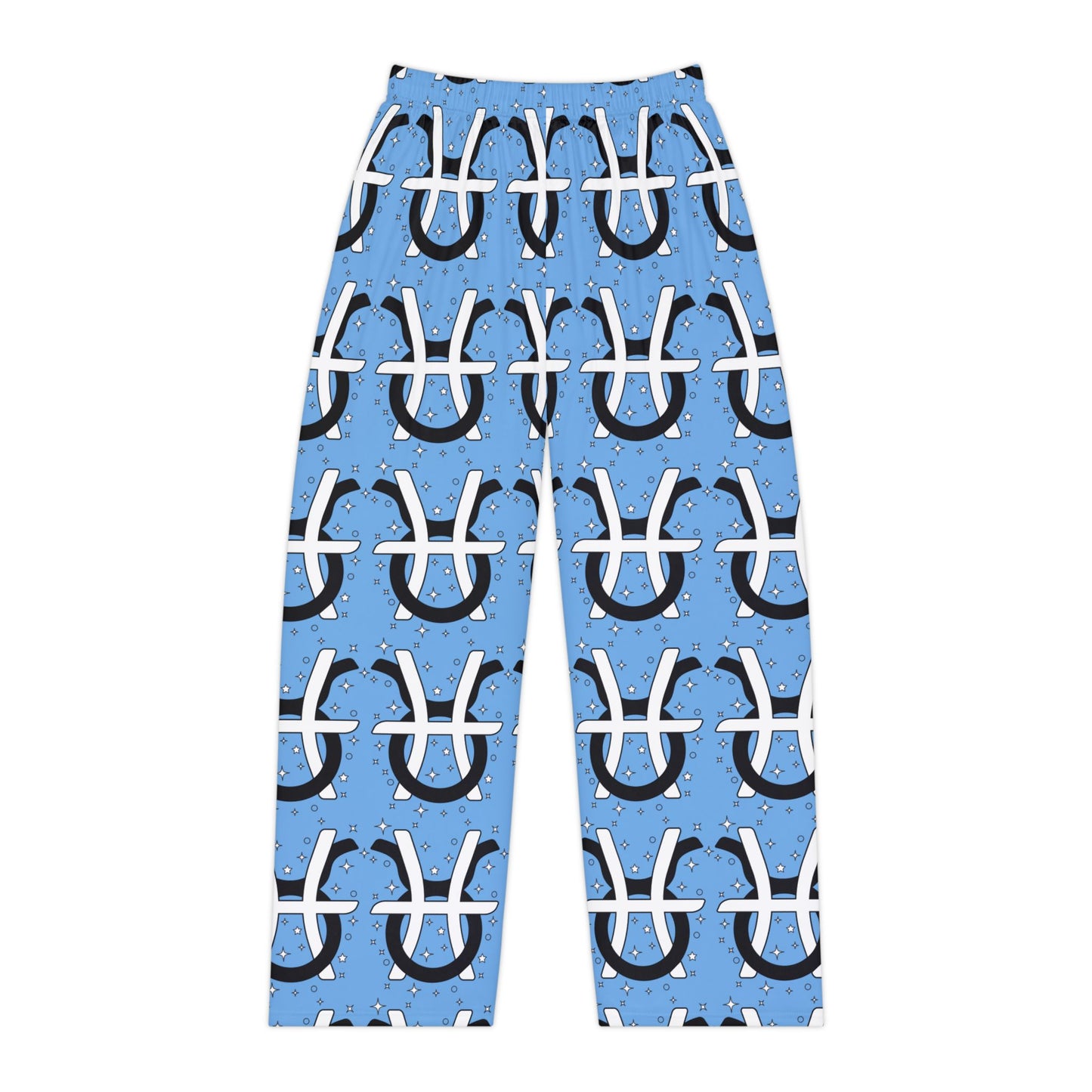 Zodiac Pajama Pants for Women - Pisces and Taurus Signs Intertwined