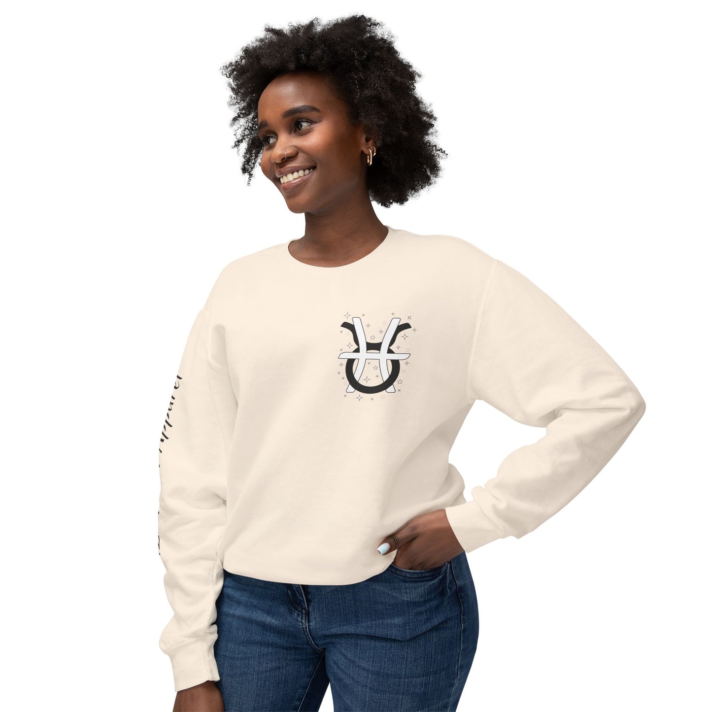 Astrology Unisex Sweatshirt - Taurus/Pisces Love Symbols
