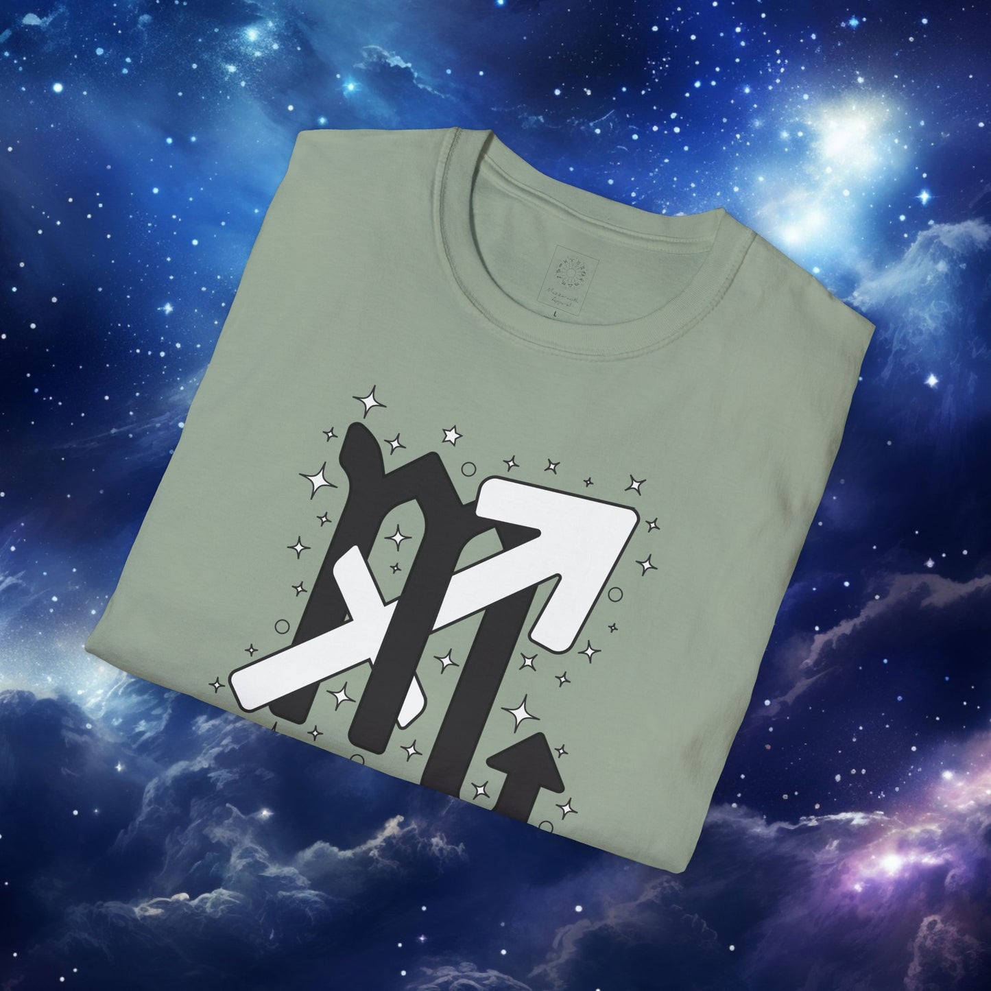 Astrology Zodiac Unisex Softstyle T-Shirt Scorpio and Sagittarius with Love Description
