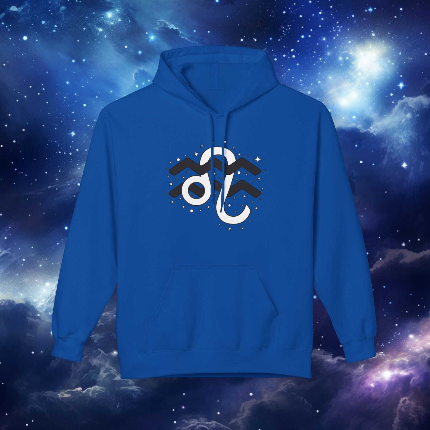 Astrology Zodiac Pairing Hoodie - Aquarius and Leo Love Description