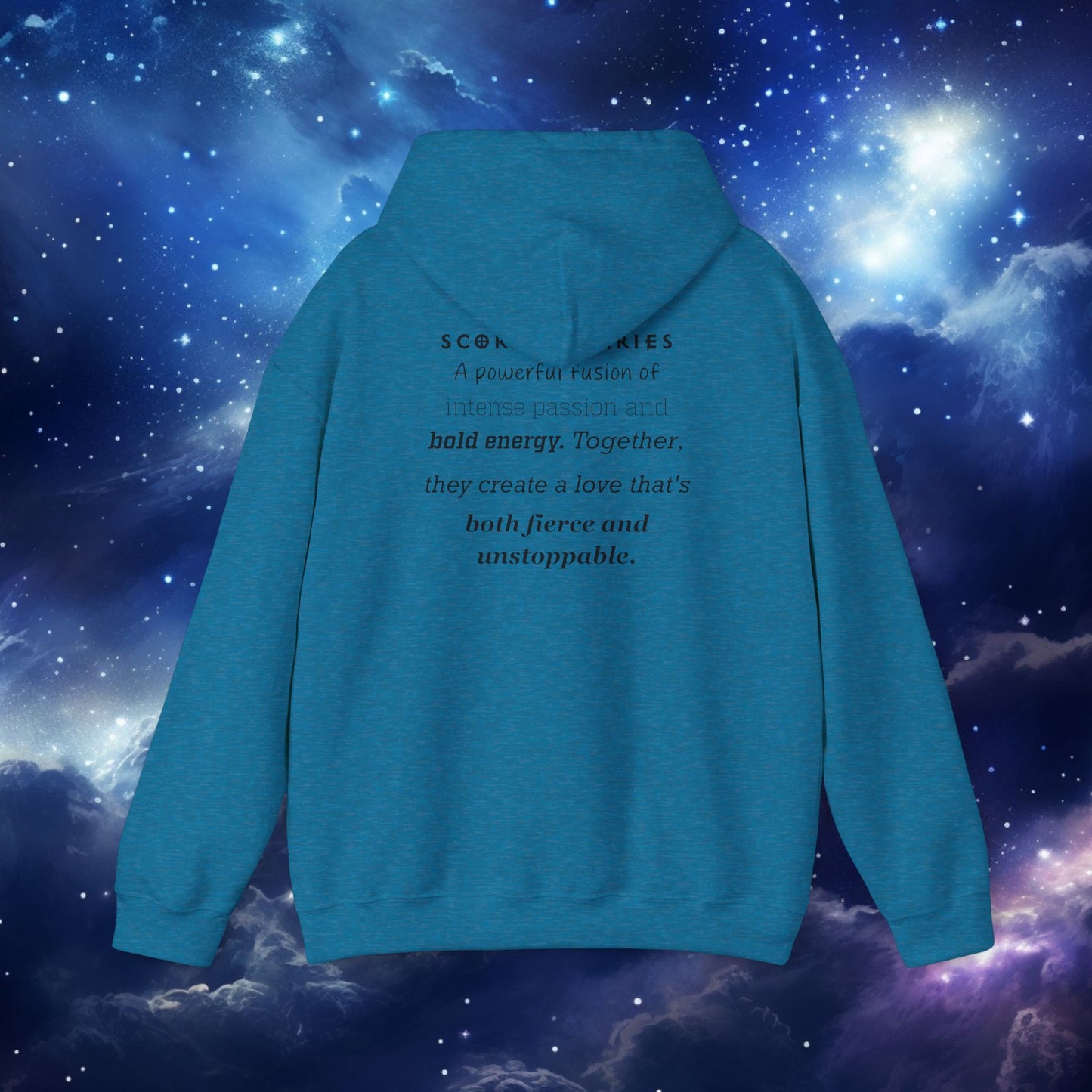 Astrology Zodiac Paring Unisex Hoodie Sweatshirt -Scorpio& Aries 2