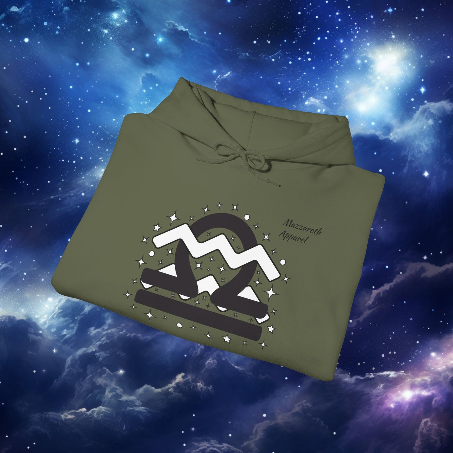 Astrology Zodiac Hoodie - Libra and Aquarius Love Description