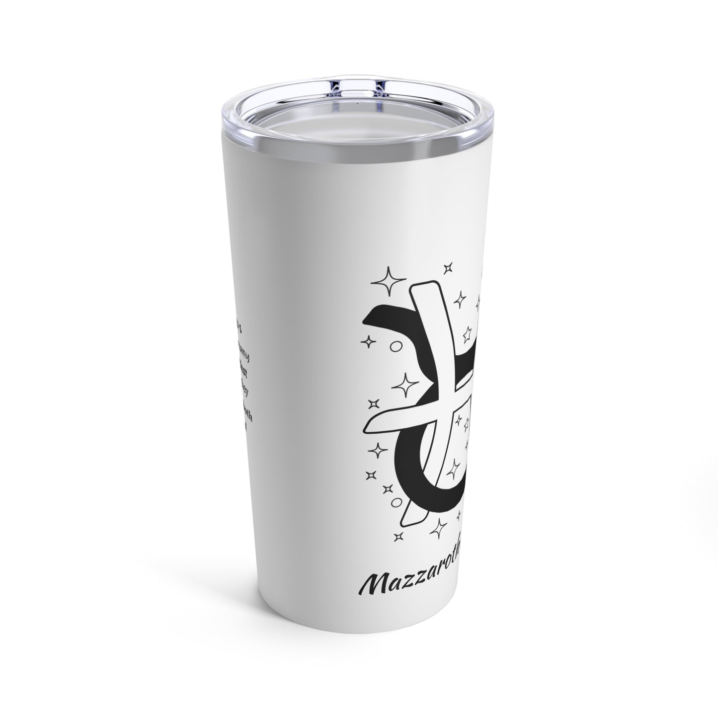 Zodiac Tumbler 20oz - Pisces/Taurus Intertwine Design