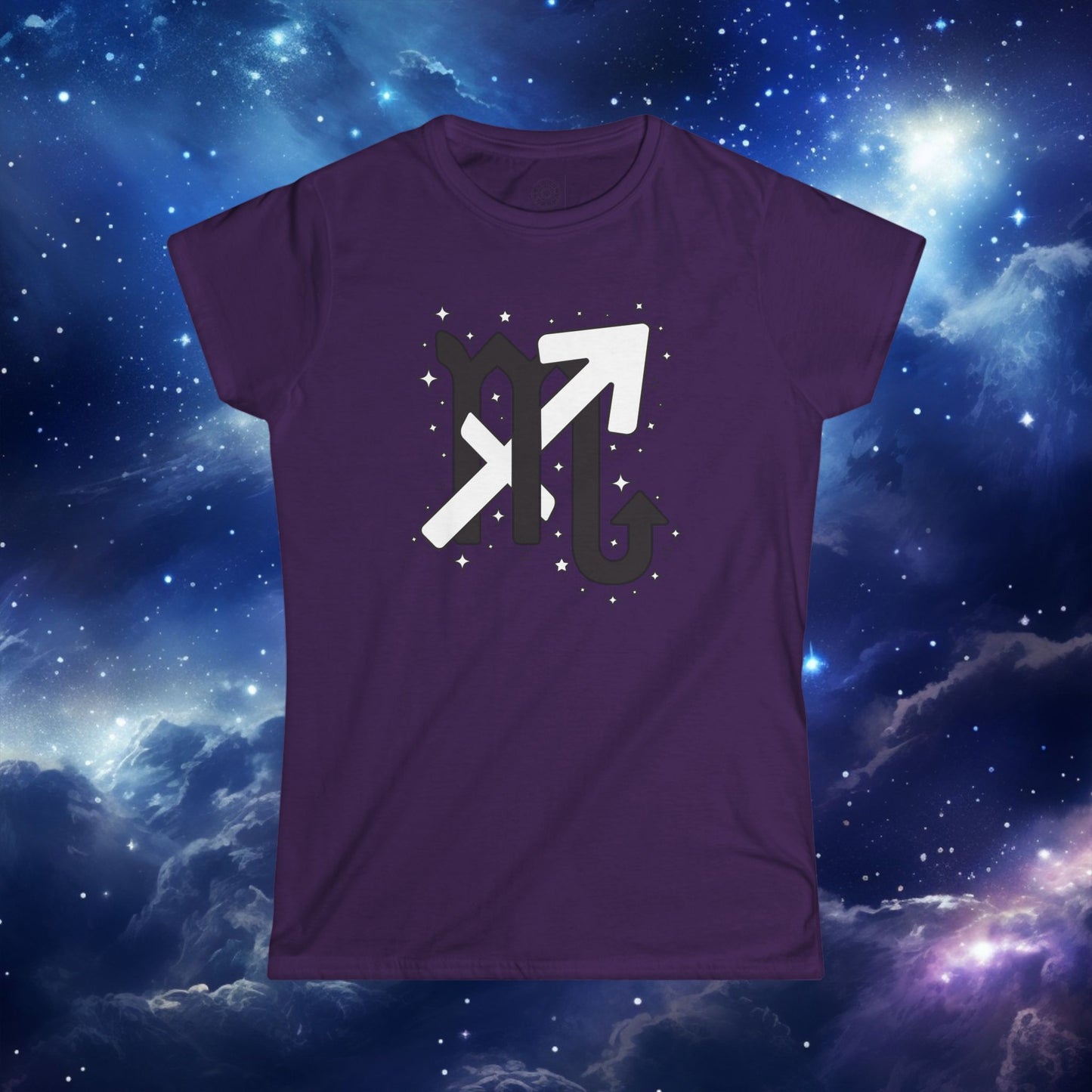Astrology Zodiac Women's Softstyle Tee Scorpio and Sagittarius with Love Description
