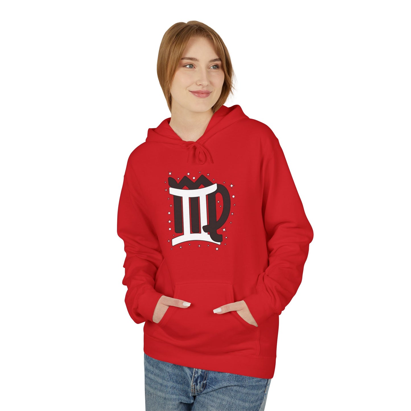Women's Virgo and Gemini Astrology Zodiac Intertwine Hoodie with Love Description
