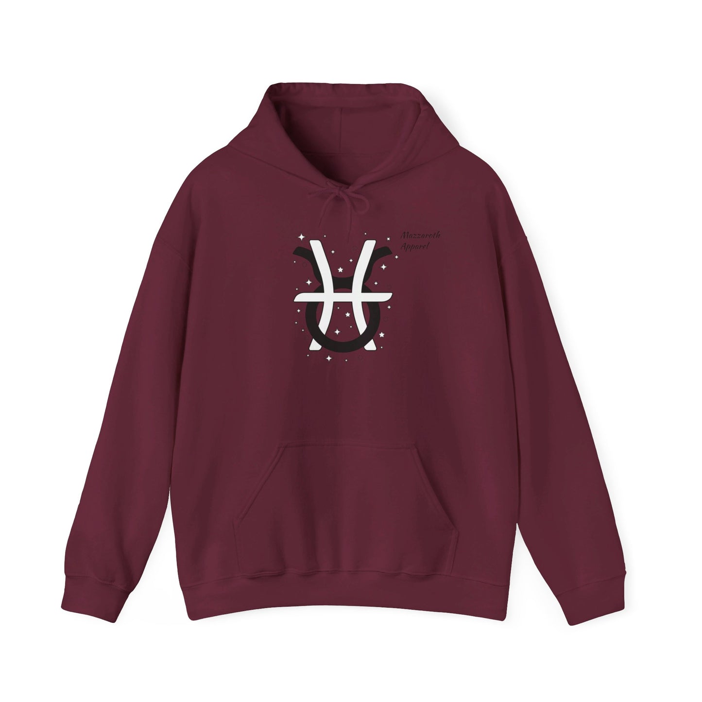 Couples Zodiac Hoodie with Taurus and Pisces Design 2