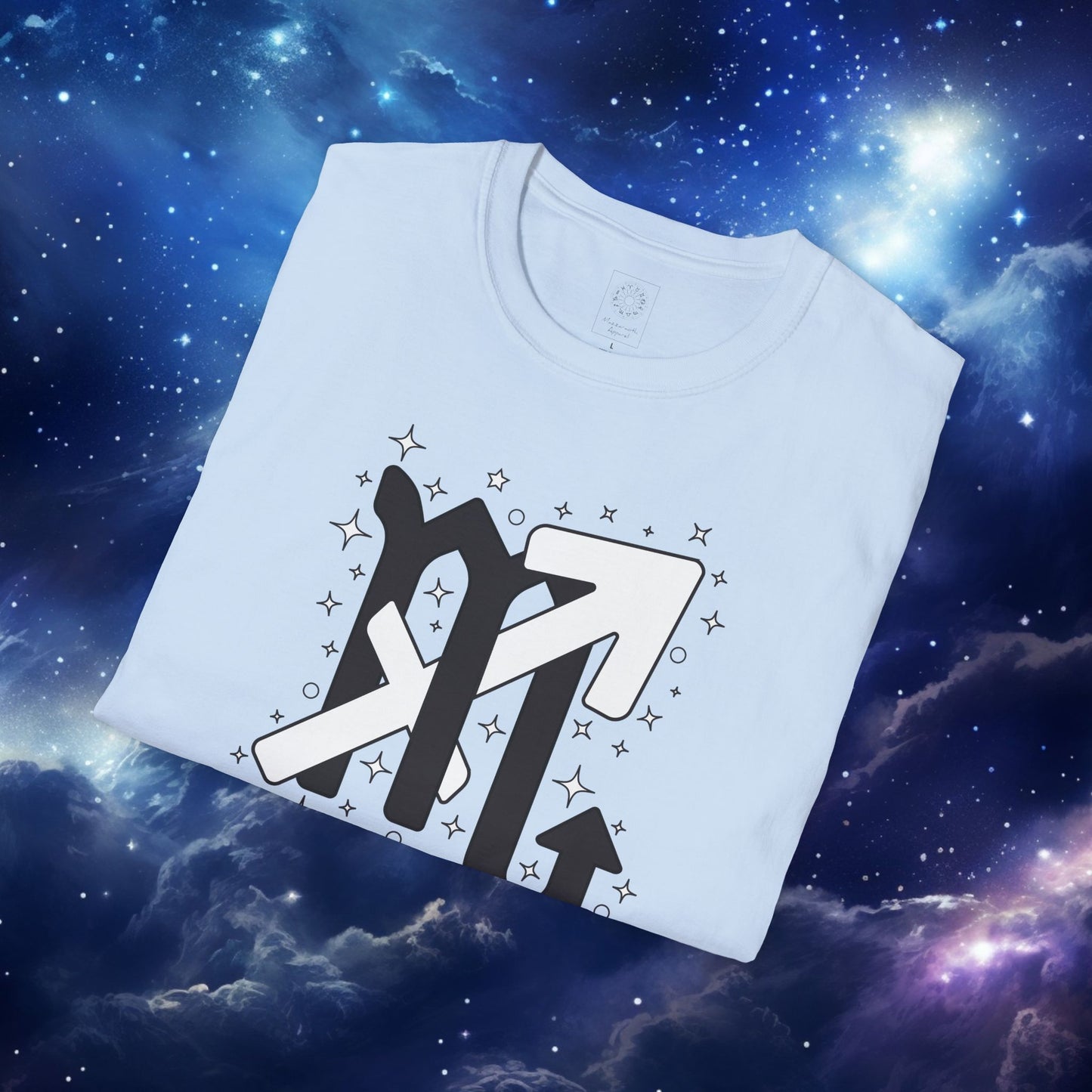 Astrology Zodiac Unisex Softstyle T-Shirt Scorpio and Sagittarius with Love Description