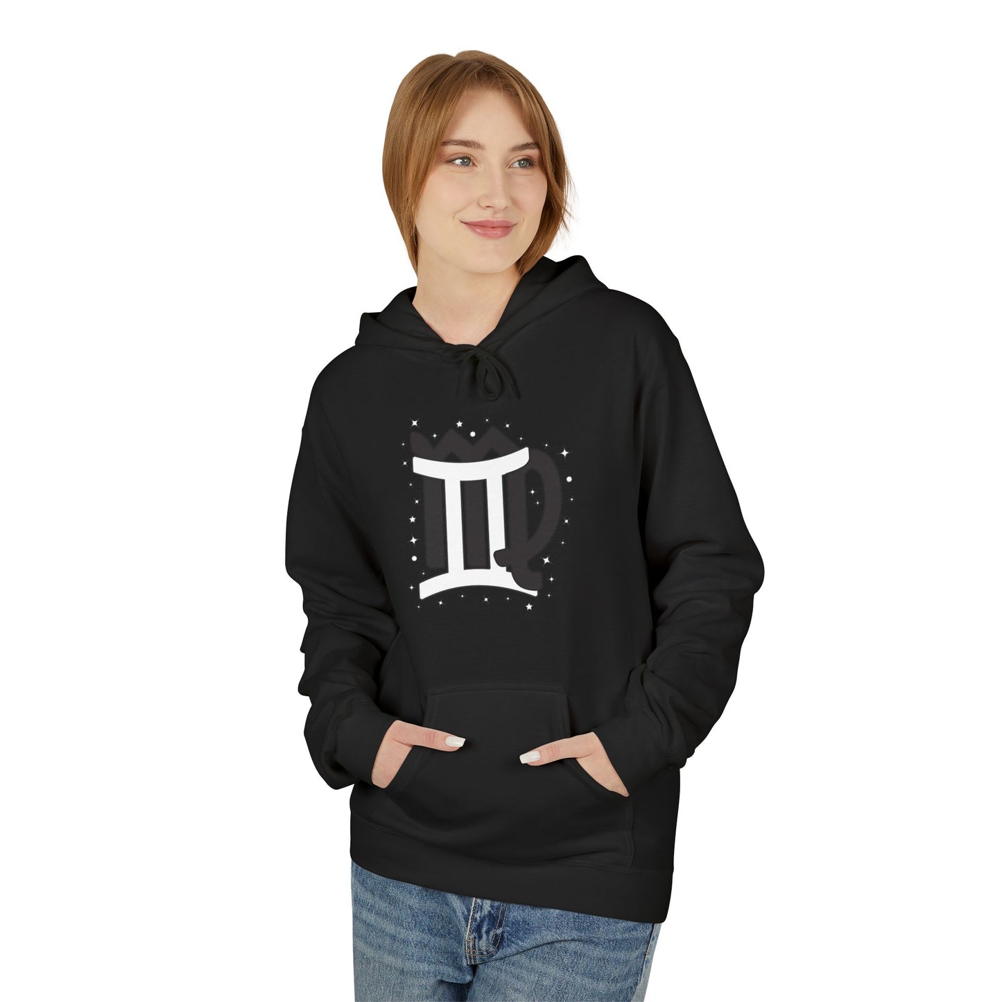 Women's Virgo and Gemini Astrology Zodiac Intertwine Hoodie with Love Description