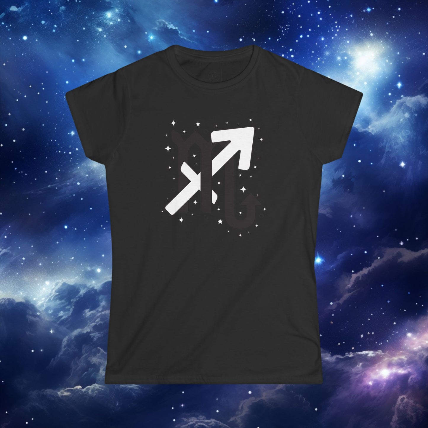 Astrology Zodiac Women's Softstyle Tee Scorpio and Sagittarius with Love Description