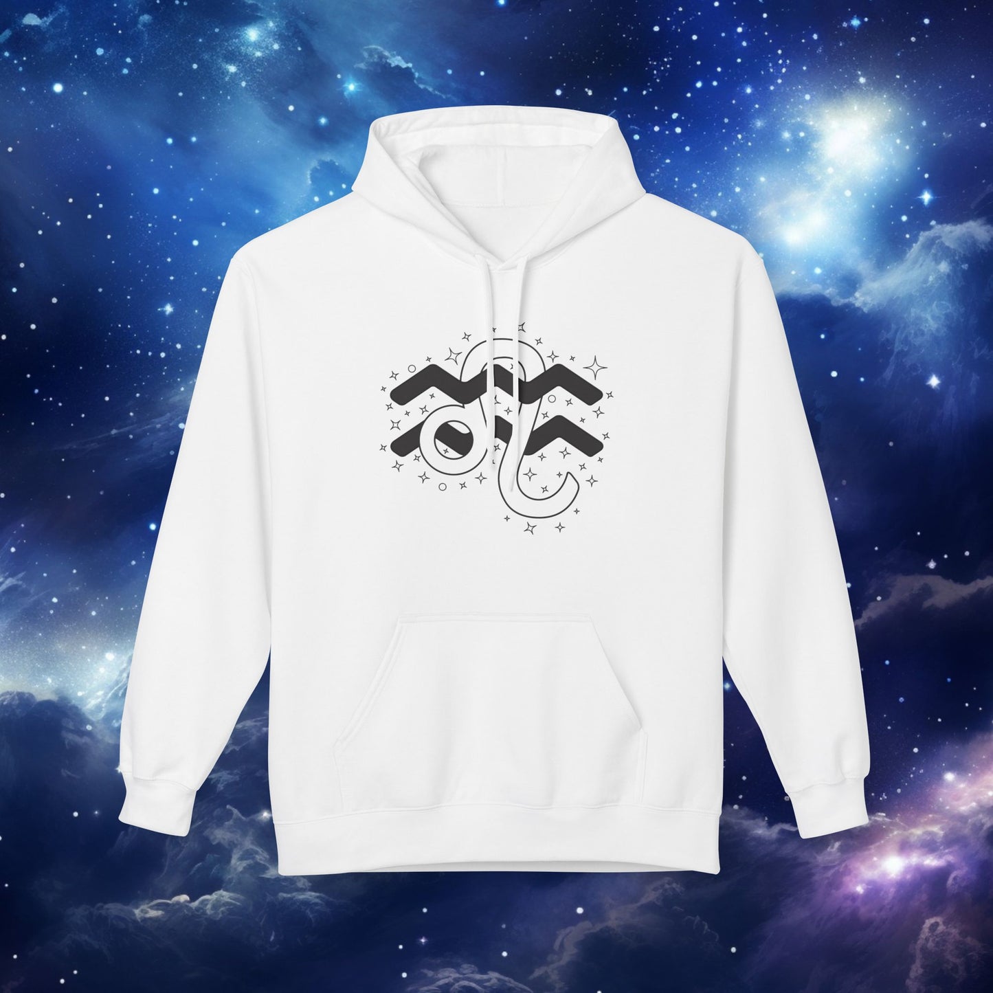 Astrology Zodiac Pairing Hoodie - Aquarius and Leo Love Description