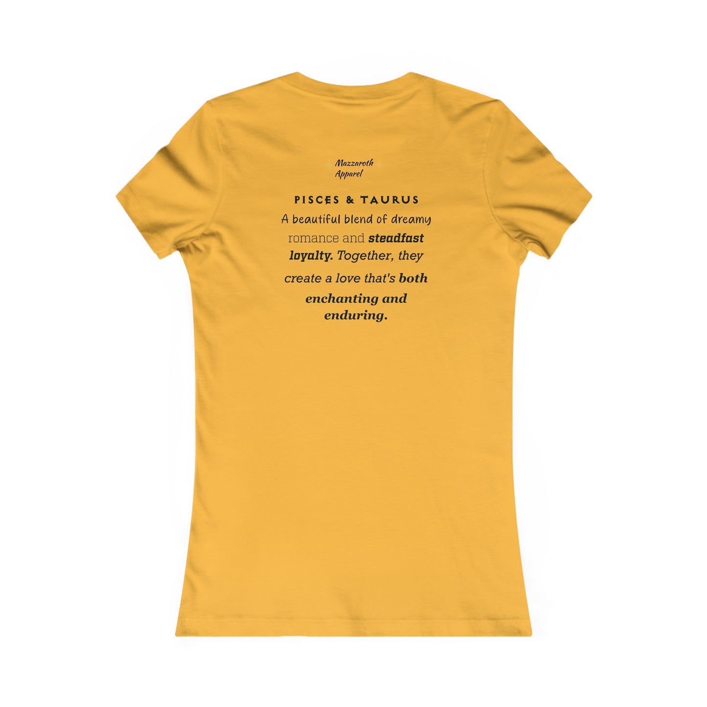 Women's Favorite Tee Pisces/Taurus Couples Shirt