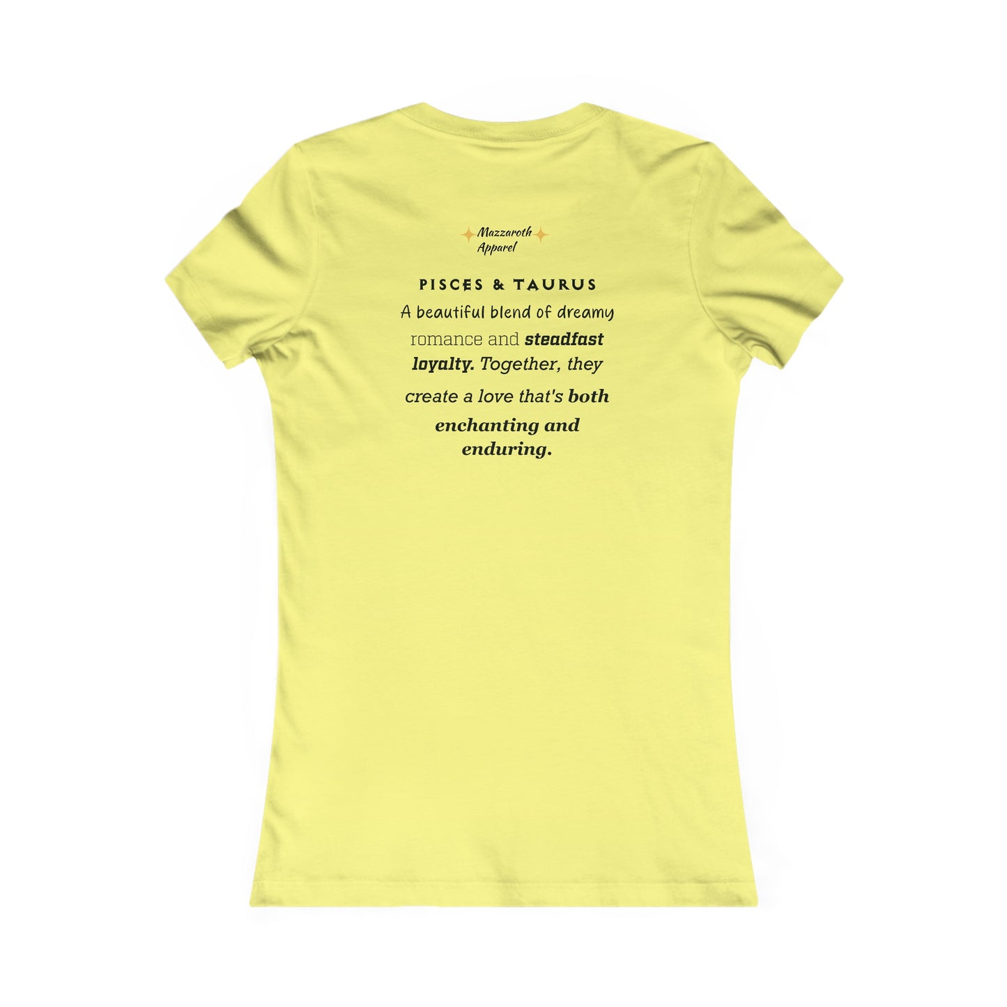 Women's Favorite Tee Pisces/Taurus Couples Shirt
