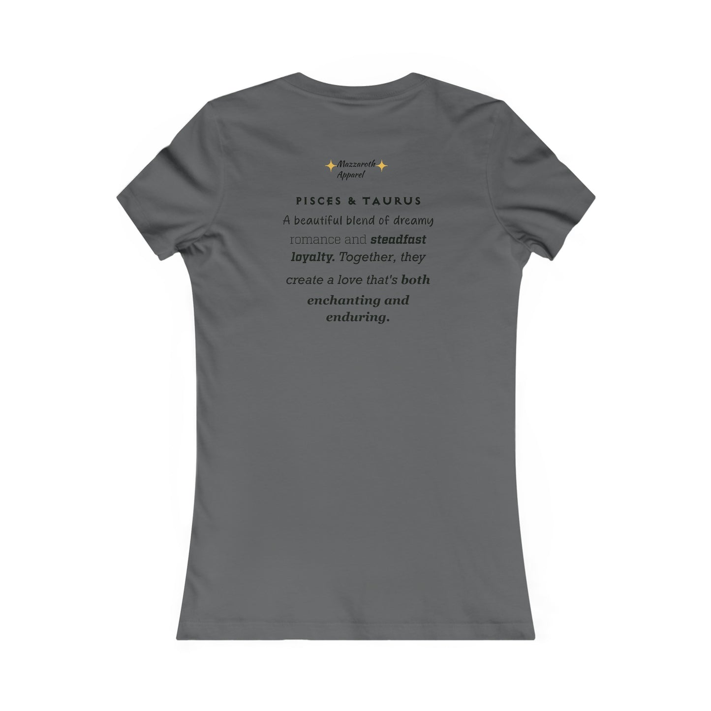 Women's Favorite Tee Pisces/Taurus Couples Shirt