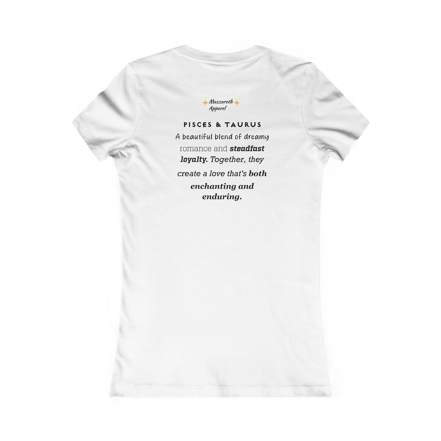Women's Favorite Tee Pisces/Taurus Couples Shirt