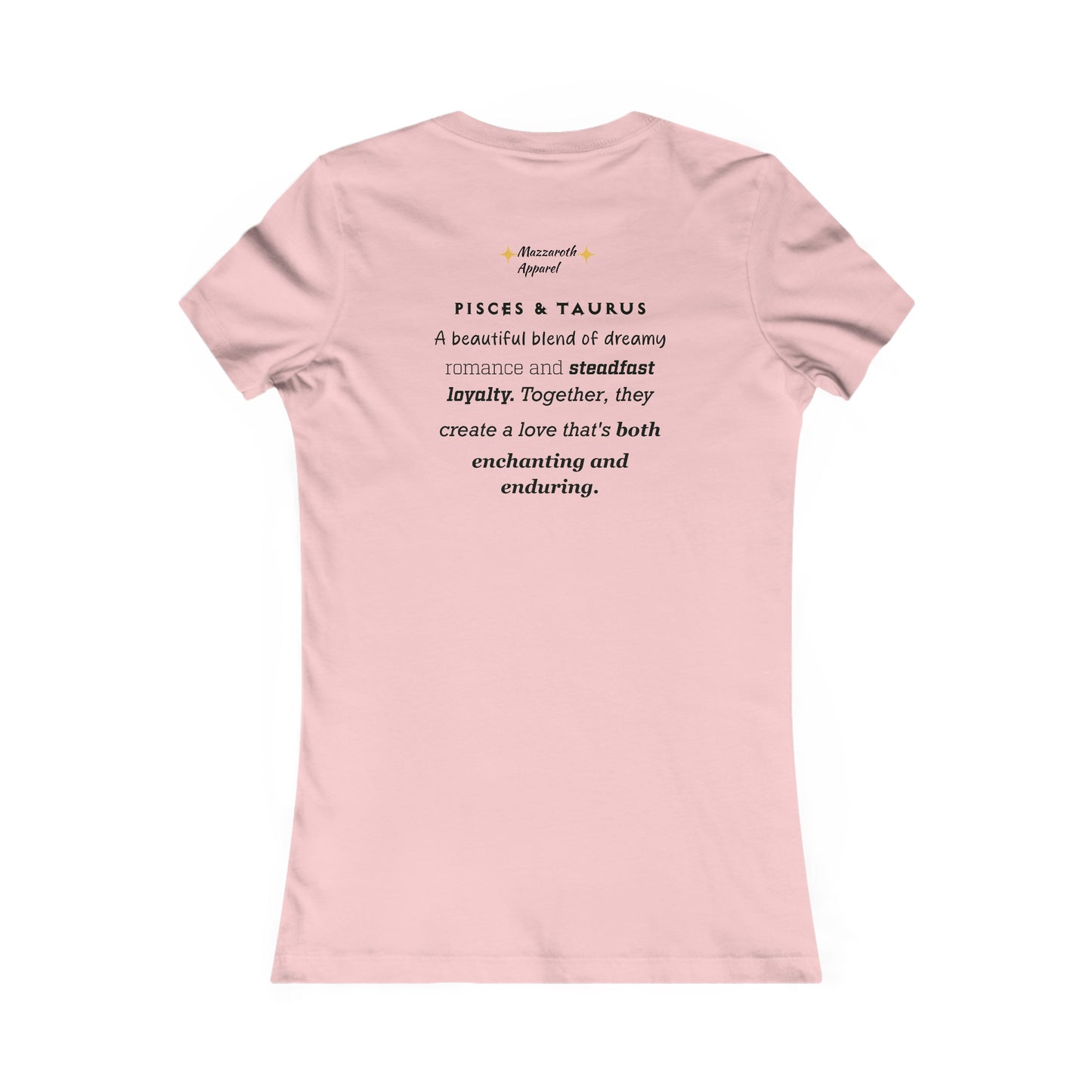 Women's Favorite Tee Pisces/Taurus Couples Shirt