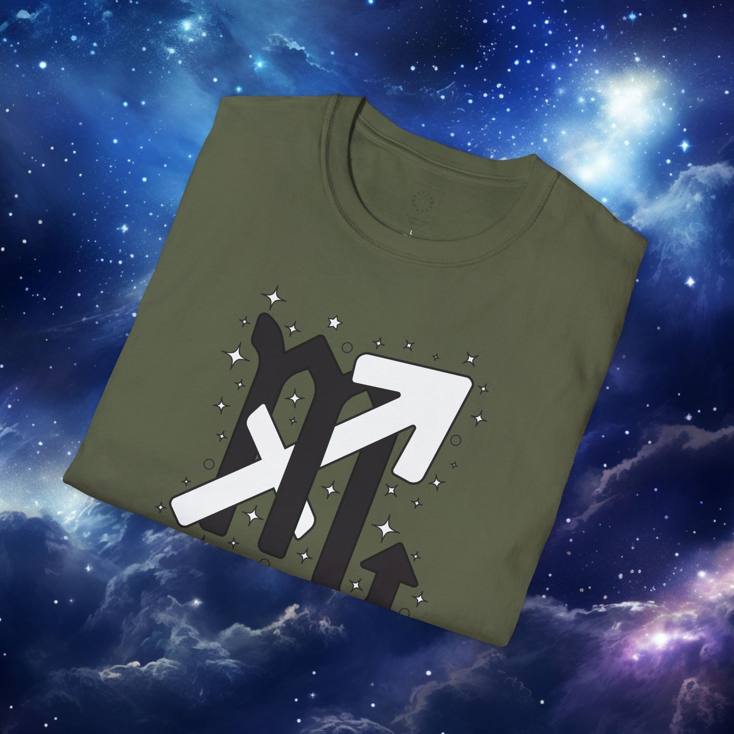 Astrology Zodiac Unisex Softstyle T-Shirt Scorpio and Sagittarius with Love Description