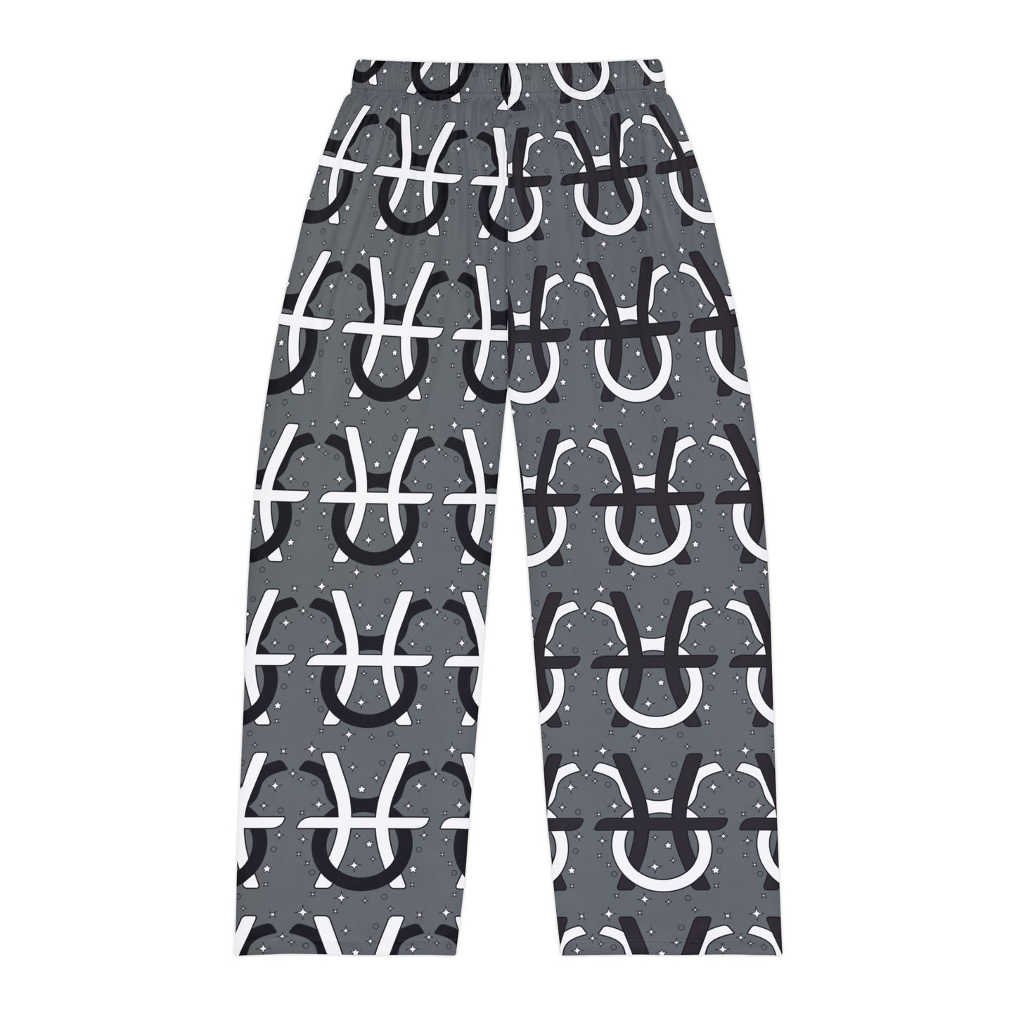 Zodiac Pajama Pants for Men - Pisces and Taurus Signs Intertwined