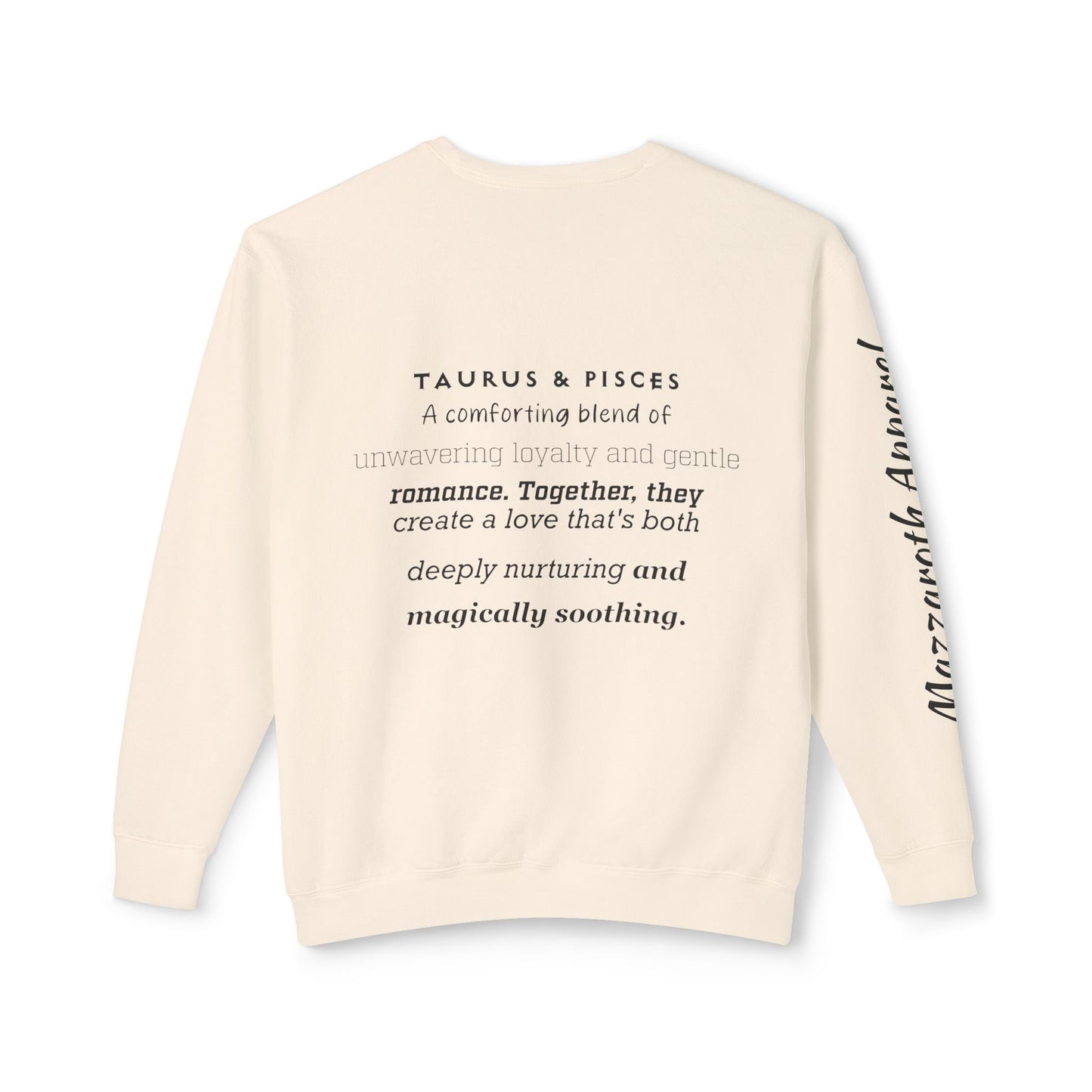 Astrology Unisex Sweatshirt - Taurus/Pisces Love Symbols