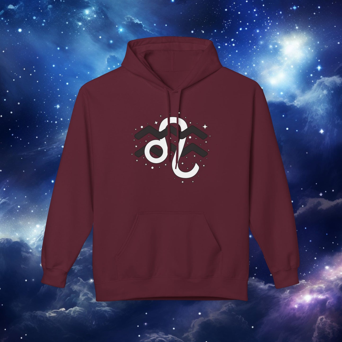 Astrology Zodiac Pairing Hoodie - Aquarius and Leo Love Description