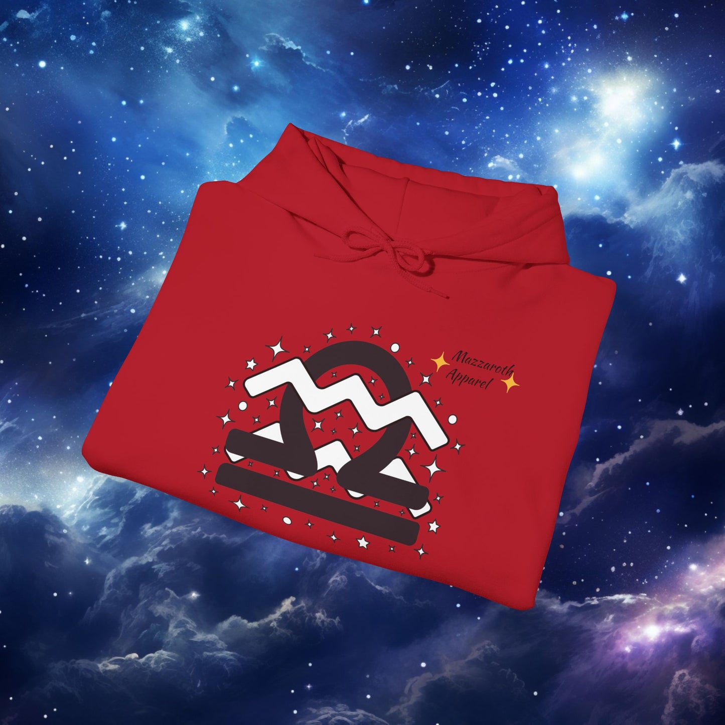 Astrology Zodiac Paring Unisex Hoodie Sweatshirt - Libra Aquarius 2
