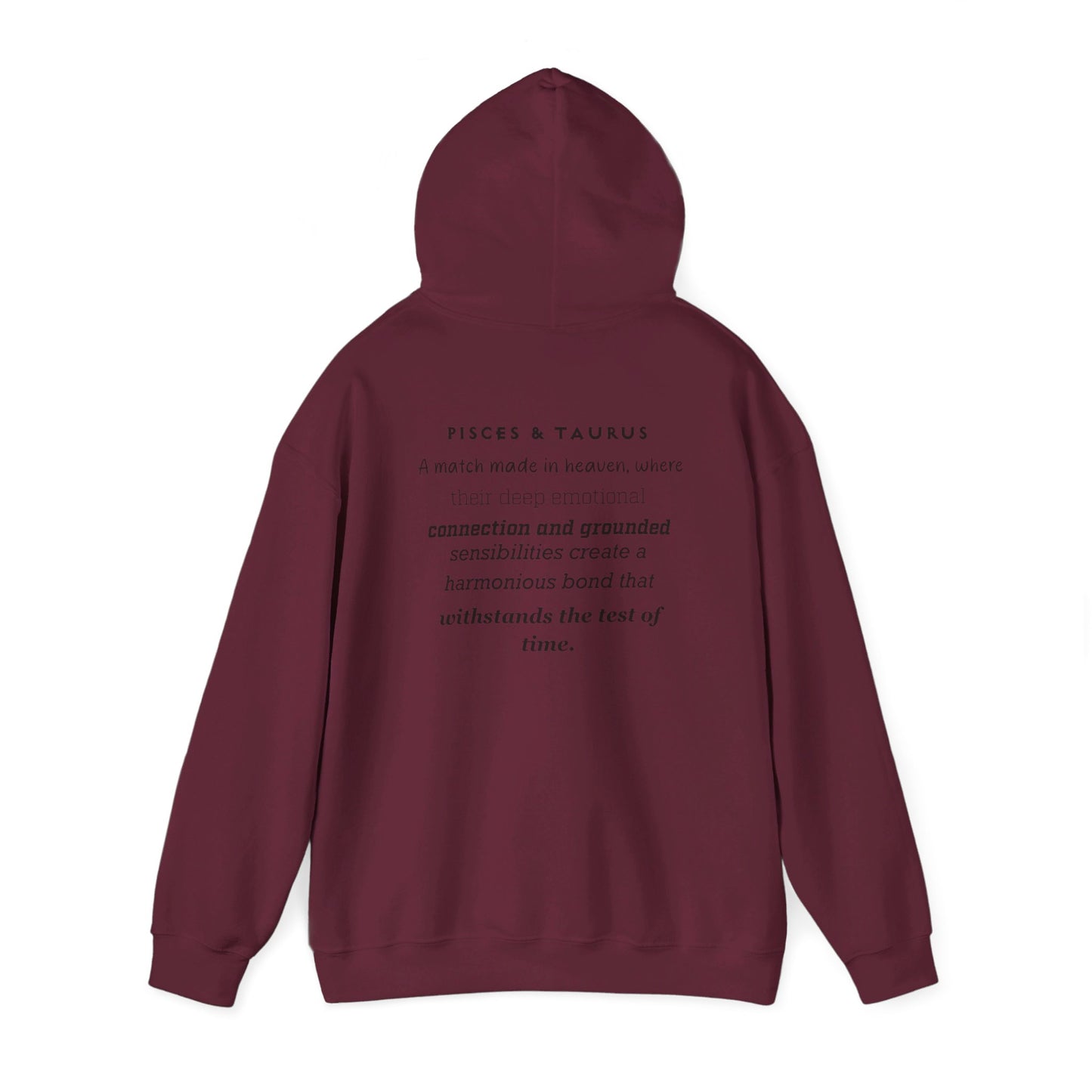 Zodiac Hoodie with Pisces and Taurus Design