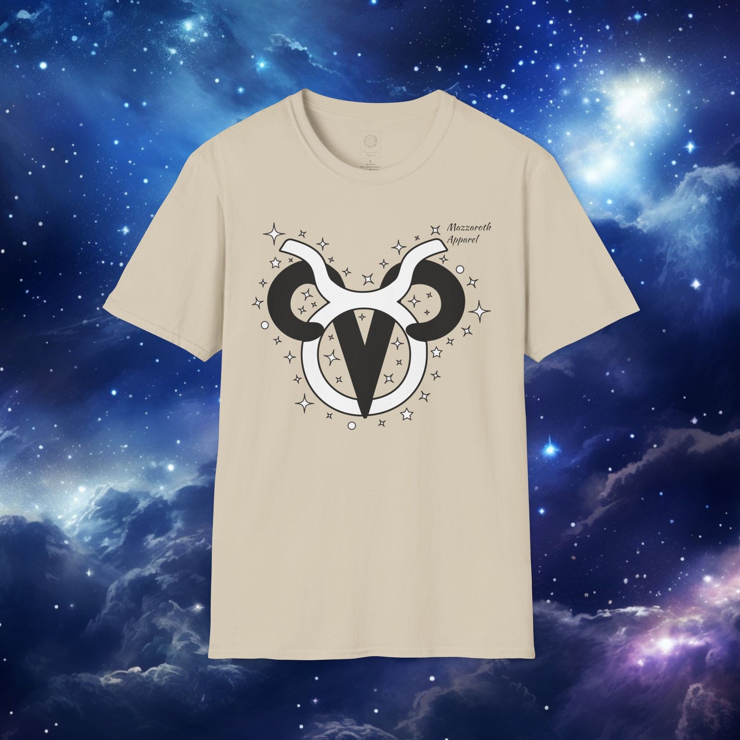 Zodiac Pairing Aries and Taurus Astrology Unisex Tee with Love Description 2