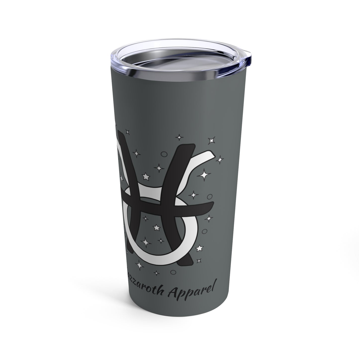 Tumbler 20oz Intertwined Pisces and Taurus Love Description