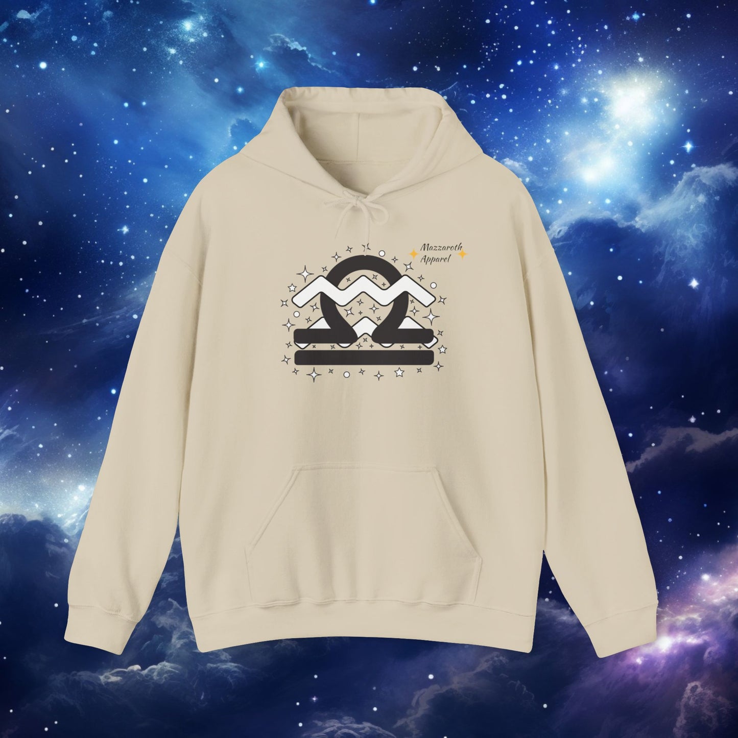 Astrology Zodiac Paring Unisex Hoodie Sweatshirt - Libra Aquarius 2