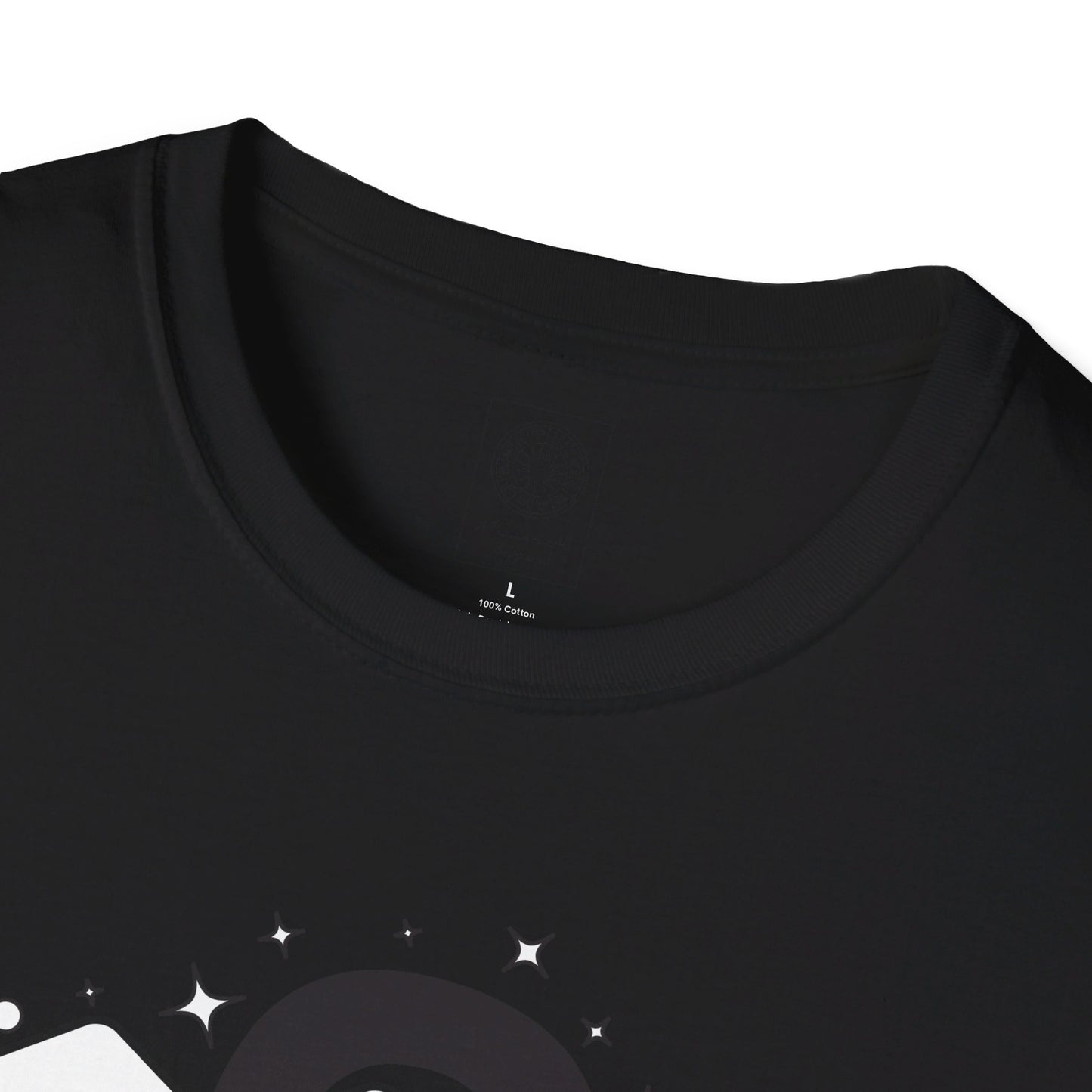 Astrology Zodiac Unisex Softstyle T-Shirt with Leo and Aquarius Symbols and Love Description