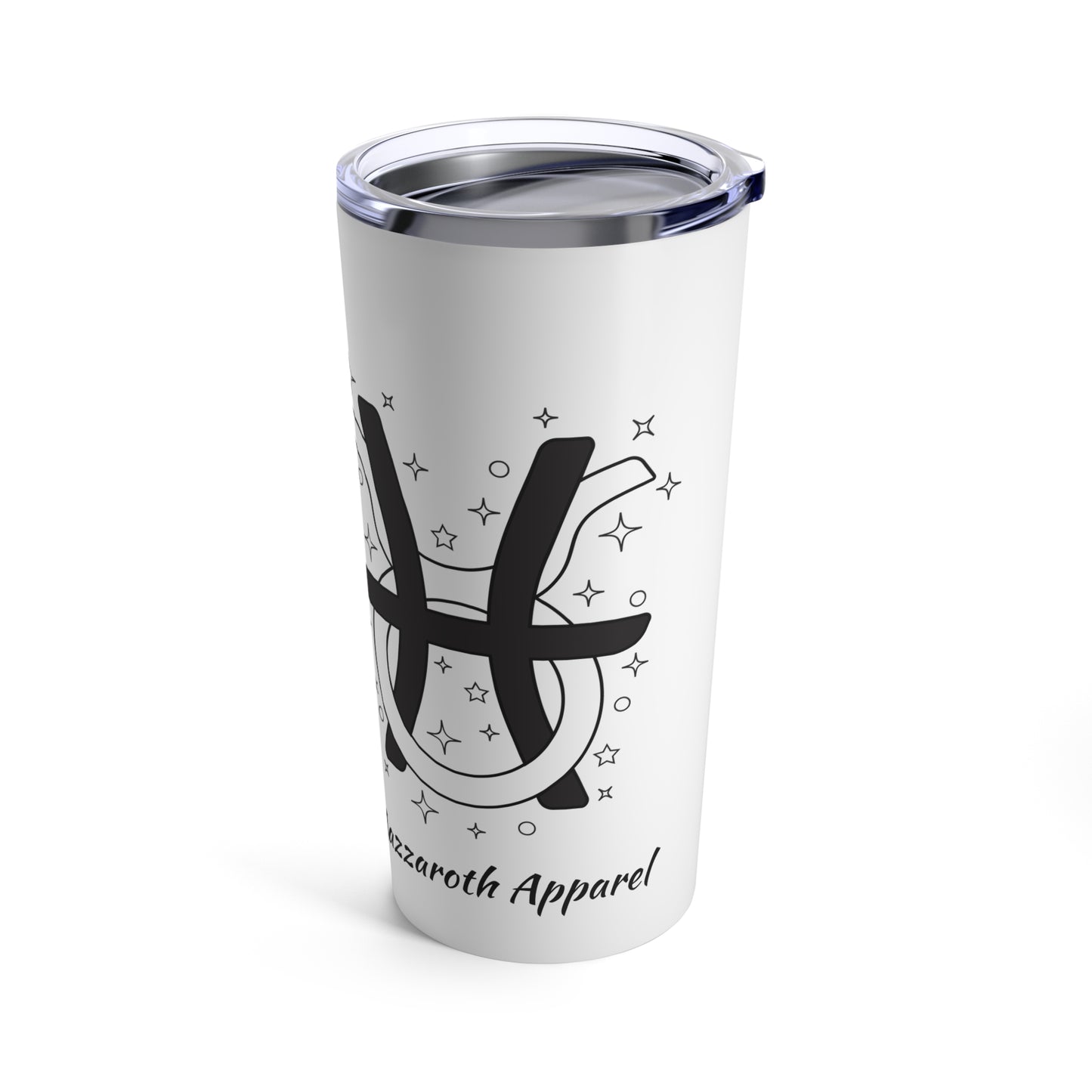 Tumbler 20oz Intertwined Pisces and Taurus Love Description
