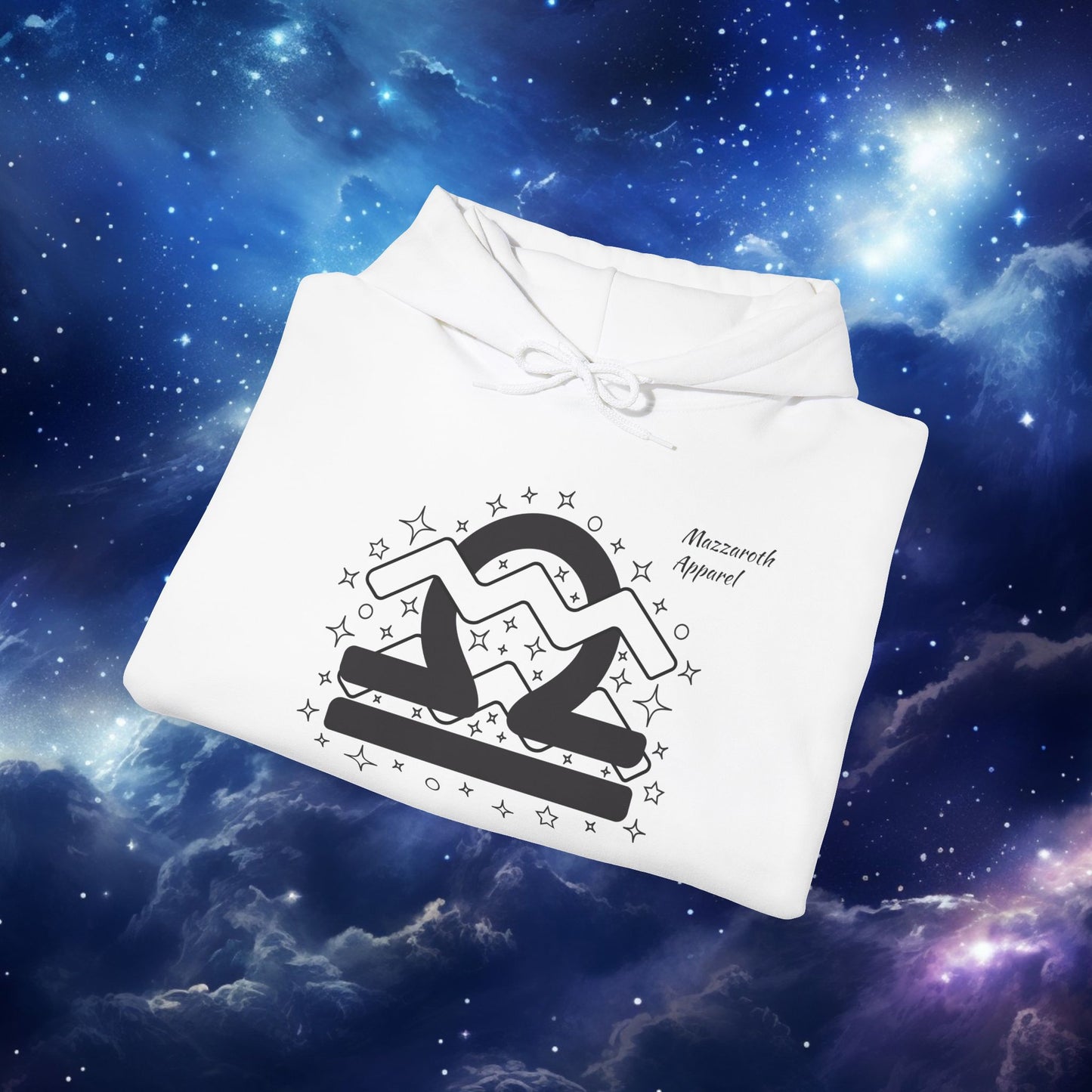 Astrology Zodiac Hoodie - Libra and Aquarius Love Description