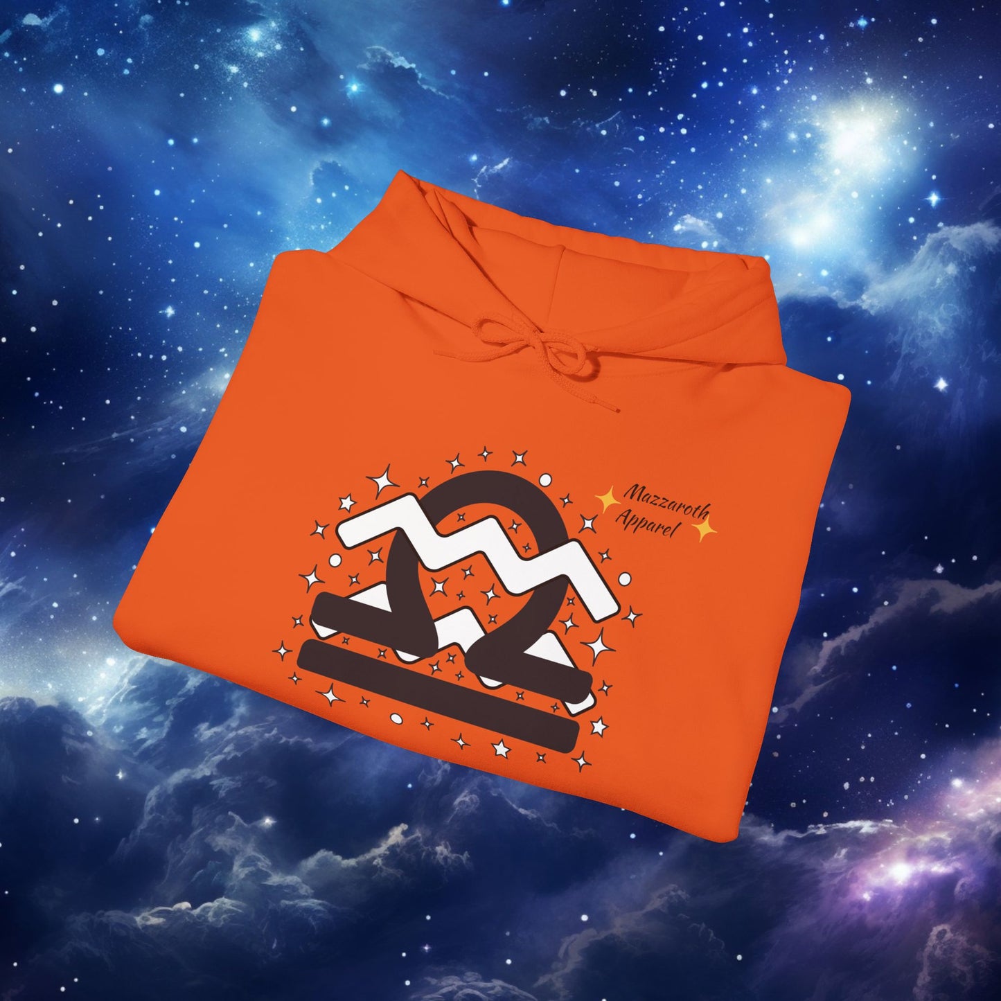 Astrology Zodiac Paring Unisex Hoodie Sweatshirt - Libra Aquarius 2