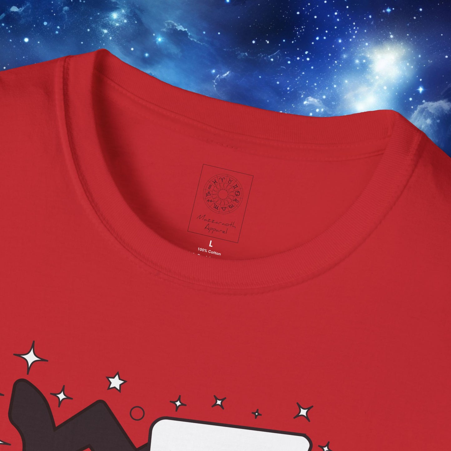 Astrology Zodiac Unisex Softstyle T-Shirt Scorpio and Sagittarius with Love Description