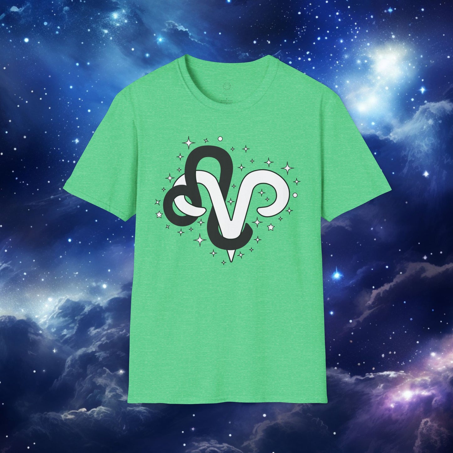 Astrology Symbol Unisex T-Shirt Leo Aries Love Description