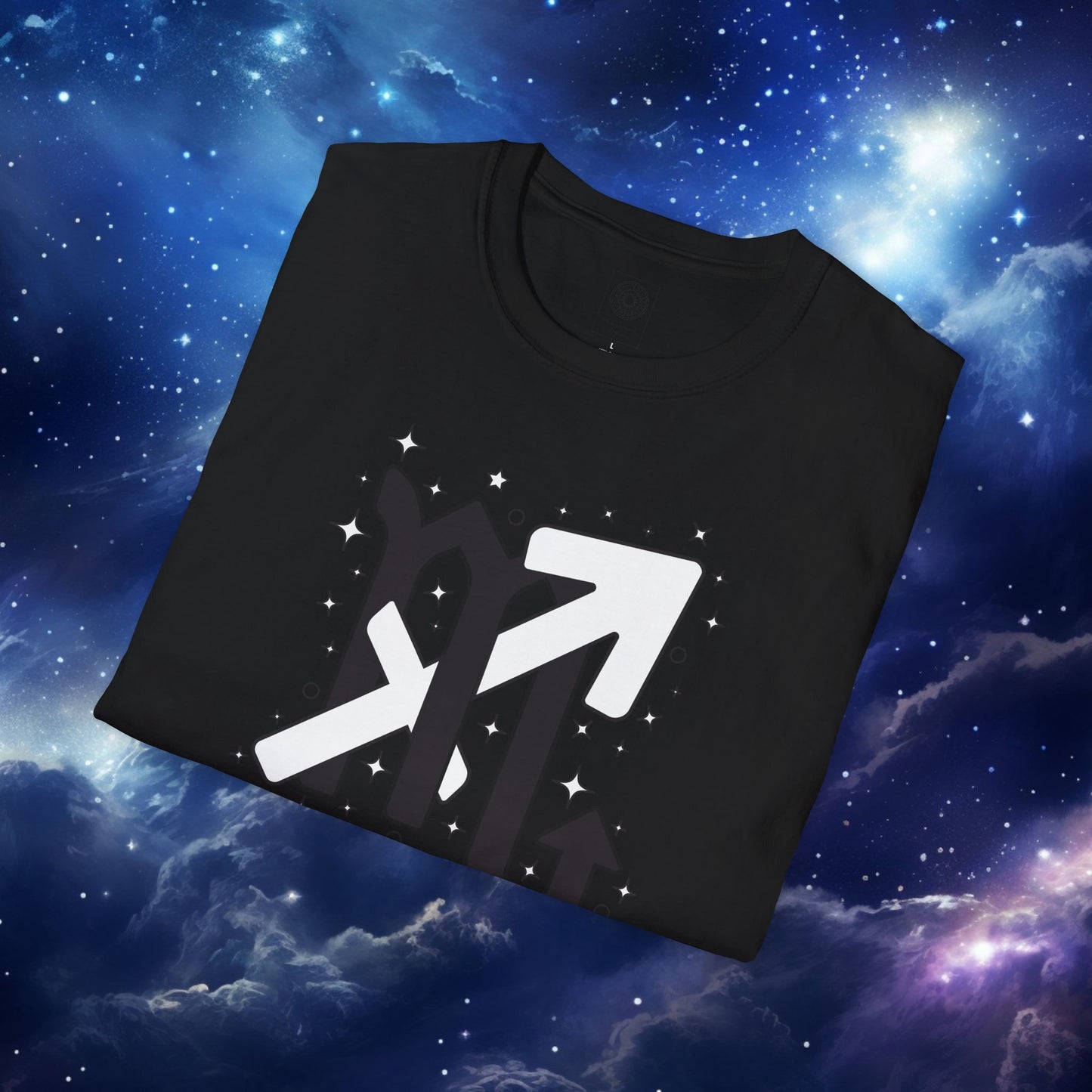 Astrology Zodiac Unisex Softstyle T-Shirt Scorpio and Sagittarius with Love Description