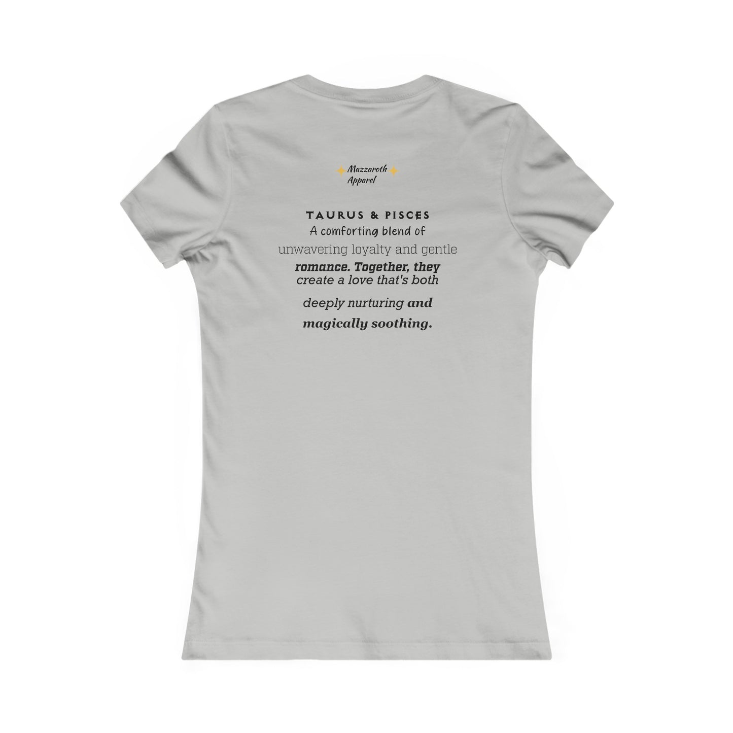 Women's Favorite Tee Taurus/Pisces Couples Shirt 2