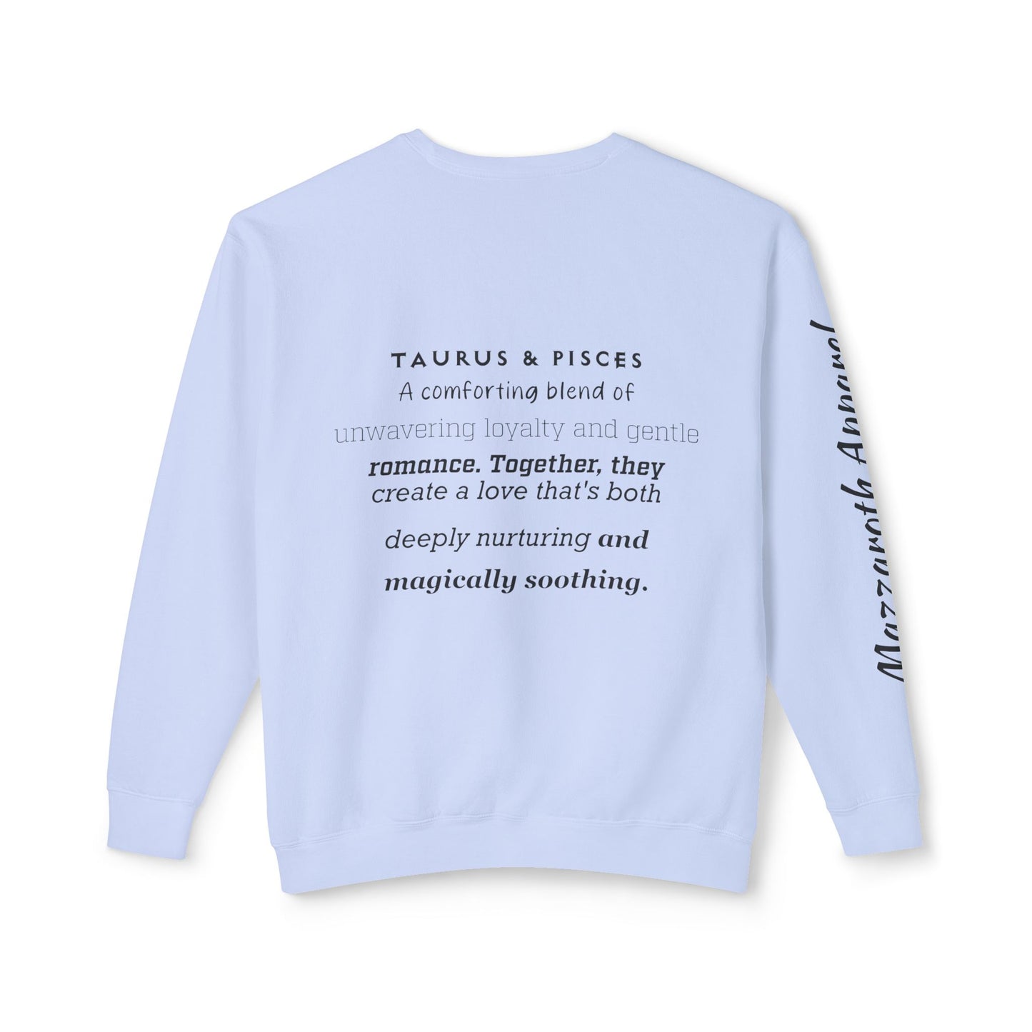 Astrology Unisex Sweatshirt - Taurus/Pisces Love Symbols