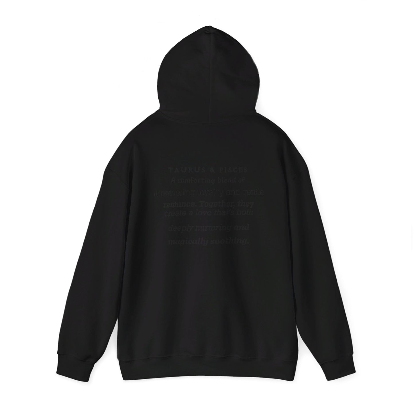 Couples Zodiac Hoodie with Taurus and Pisces Design 2