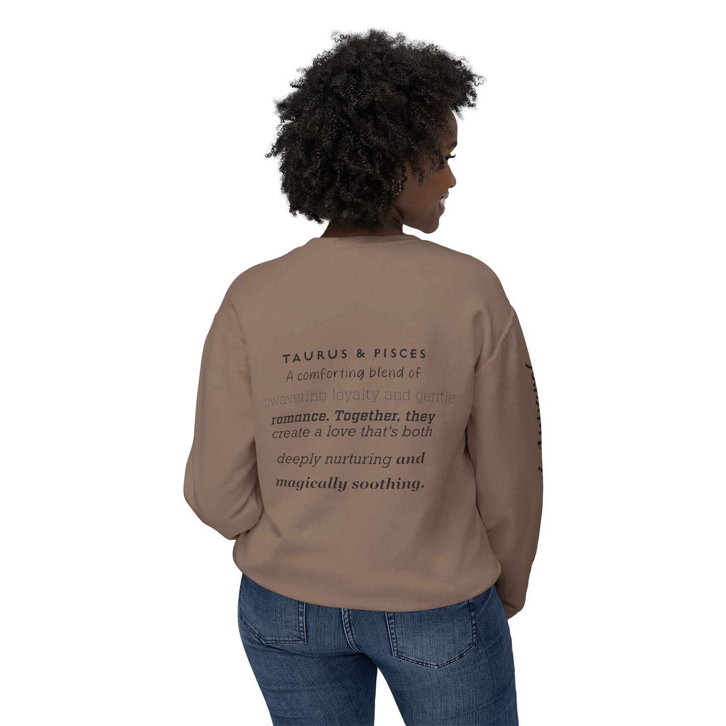 Astrology Unisex Sweatshirt - Taurus/Pisces Love Symbols