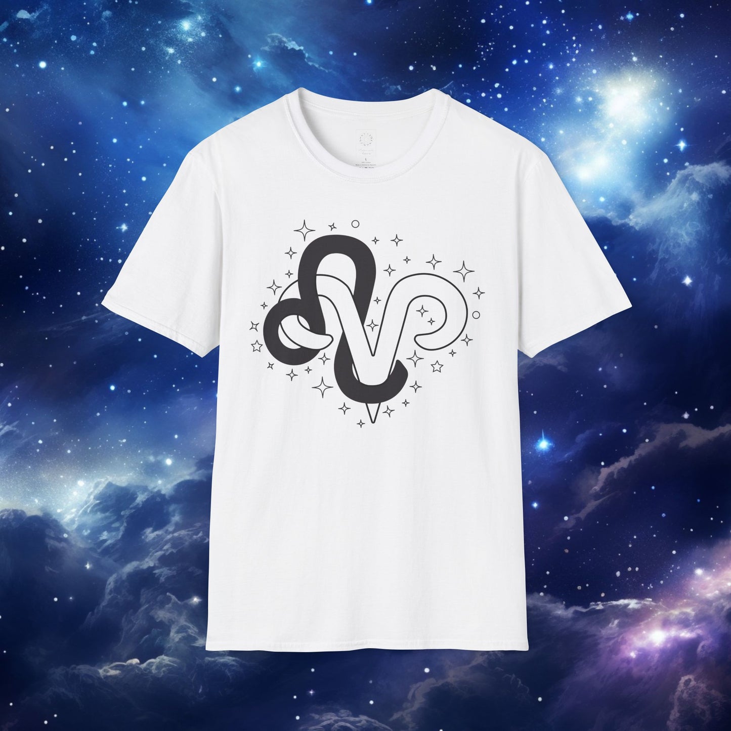 Astrology Symbol Unisex T-Shirt Leo Aries Love Description