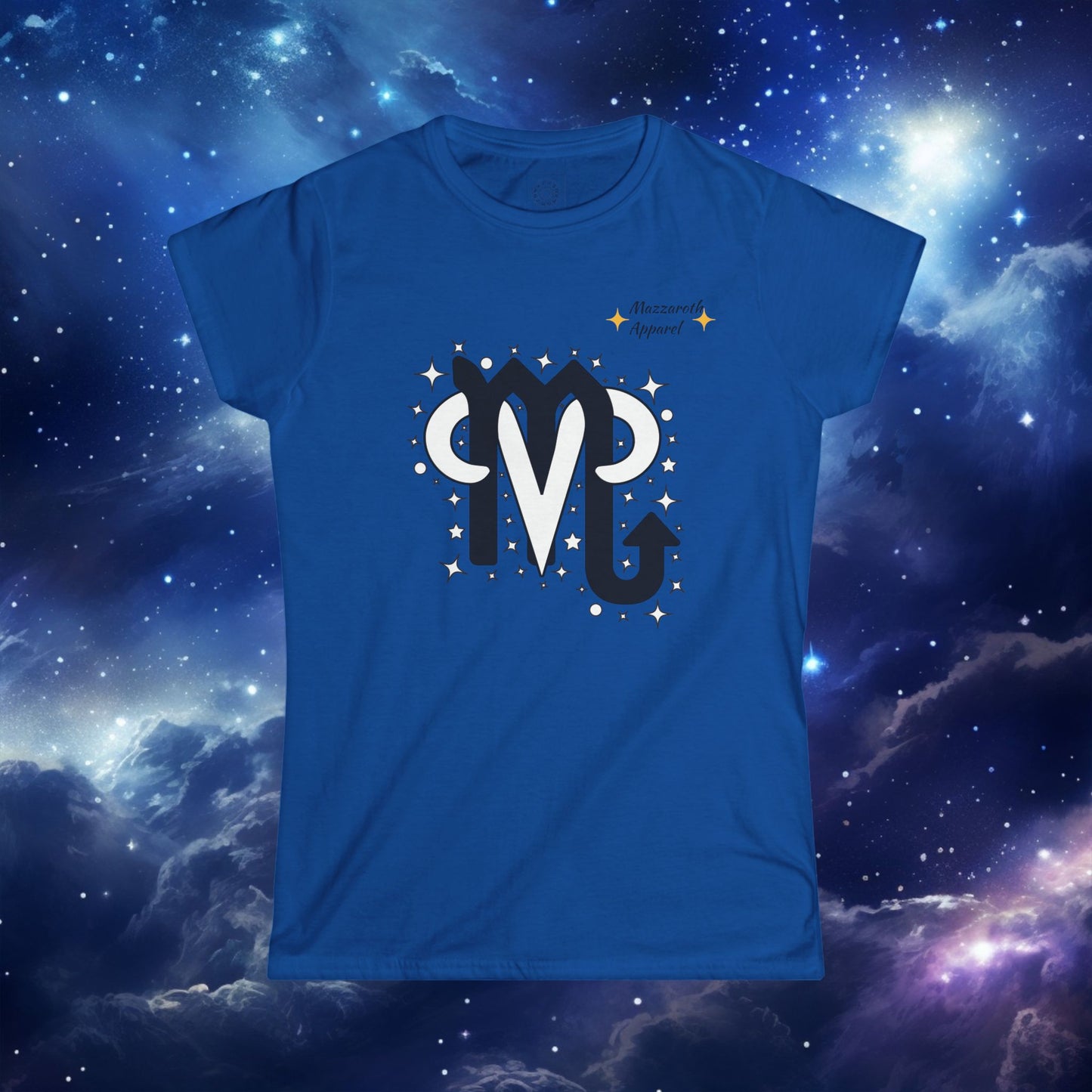Astrology Zodiac Women's Softstyle Tee with Scorpio and Aries and Love Description