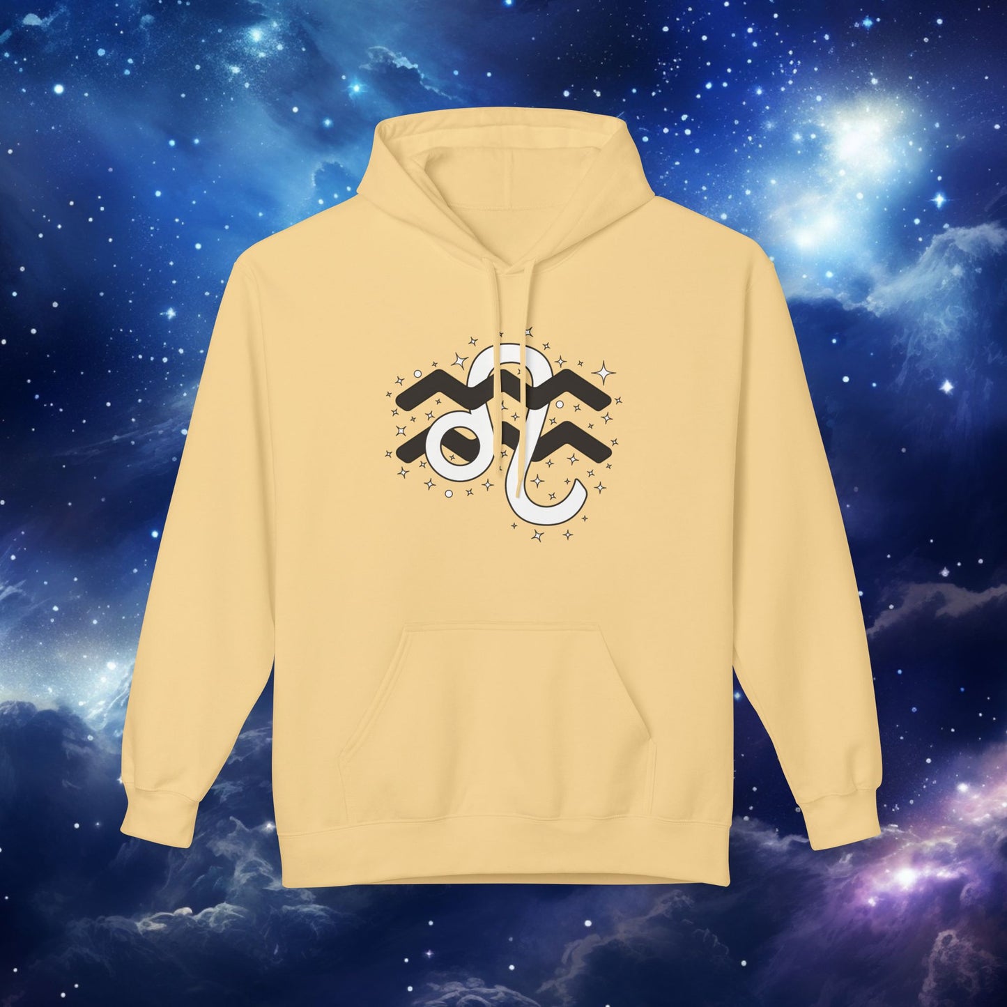 Astrology Zodiac Pairing Hoodie - Aquarius and Leo Love Description